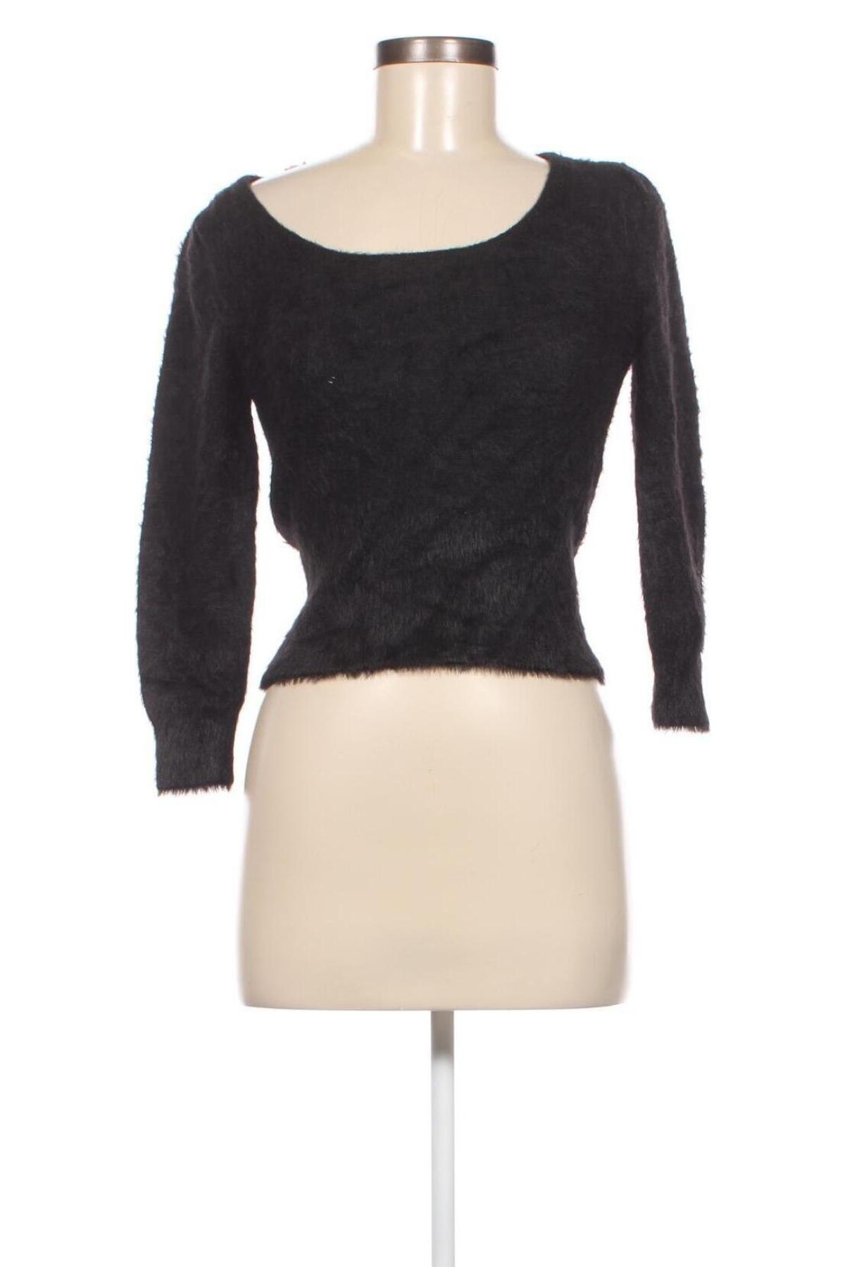 Дамски пуловер Zara, Размер XS, Цвят Черен, Цена 7,40 лв.