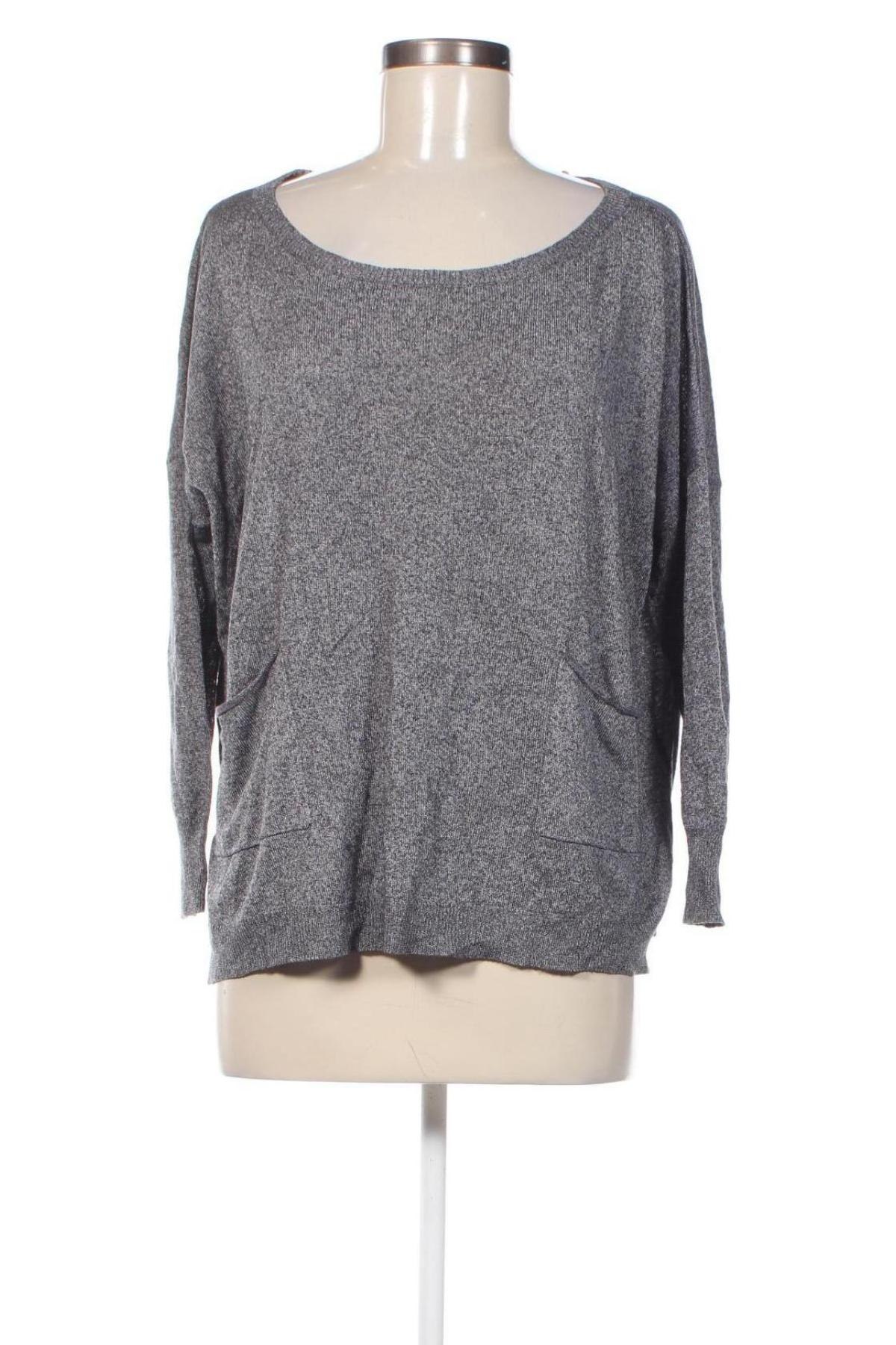 Дамски пуловер Zara Knitwear, Размер M, Цвят Сив, Цена 8,20 лв.
