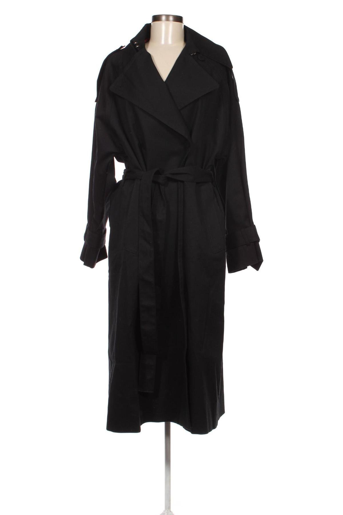 Γυναικεία καμπαρντίνα Hugo Boss, Μέγεθος S, Χρώμα Μαύρο, Τιμή 252,58 €