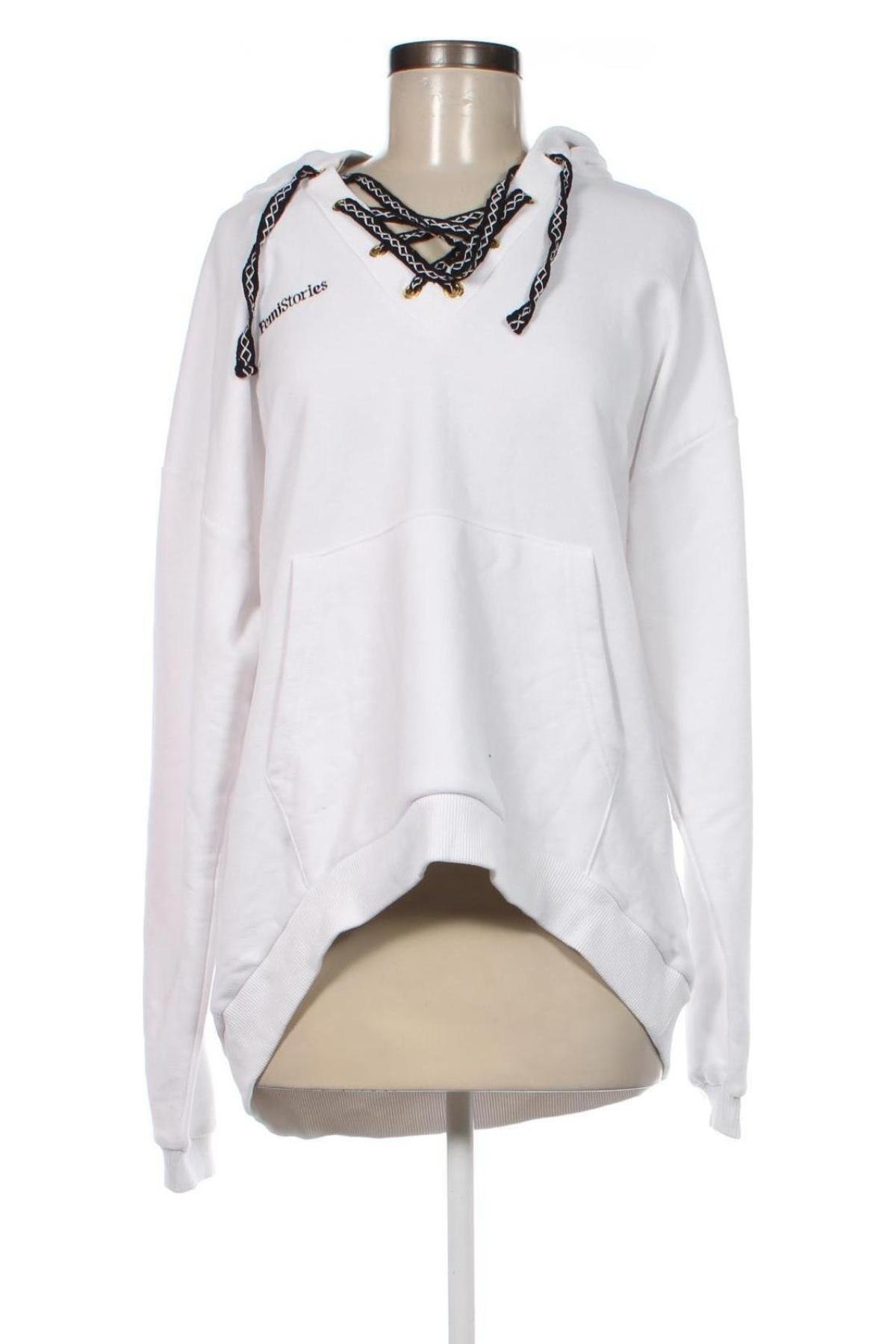 Damen Sweatshirt Femi Stories, Größe M, Farbe Weiß, Preis € 18,39