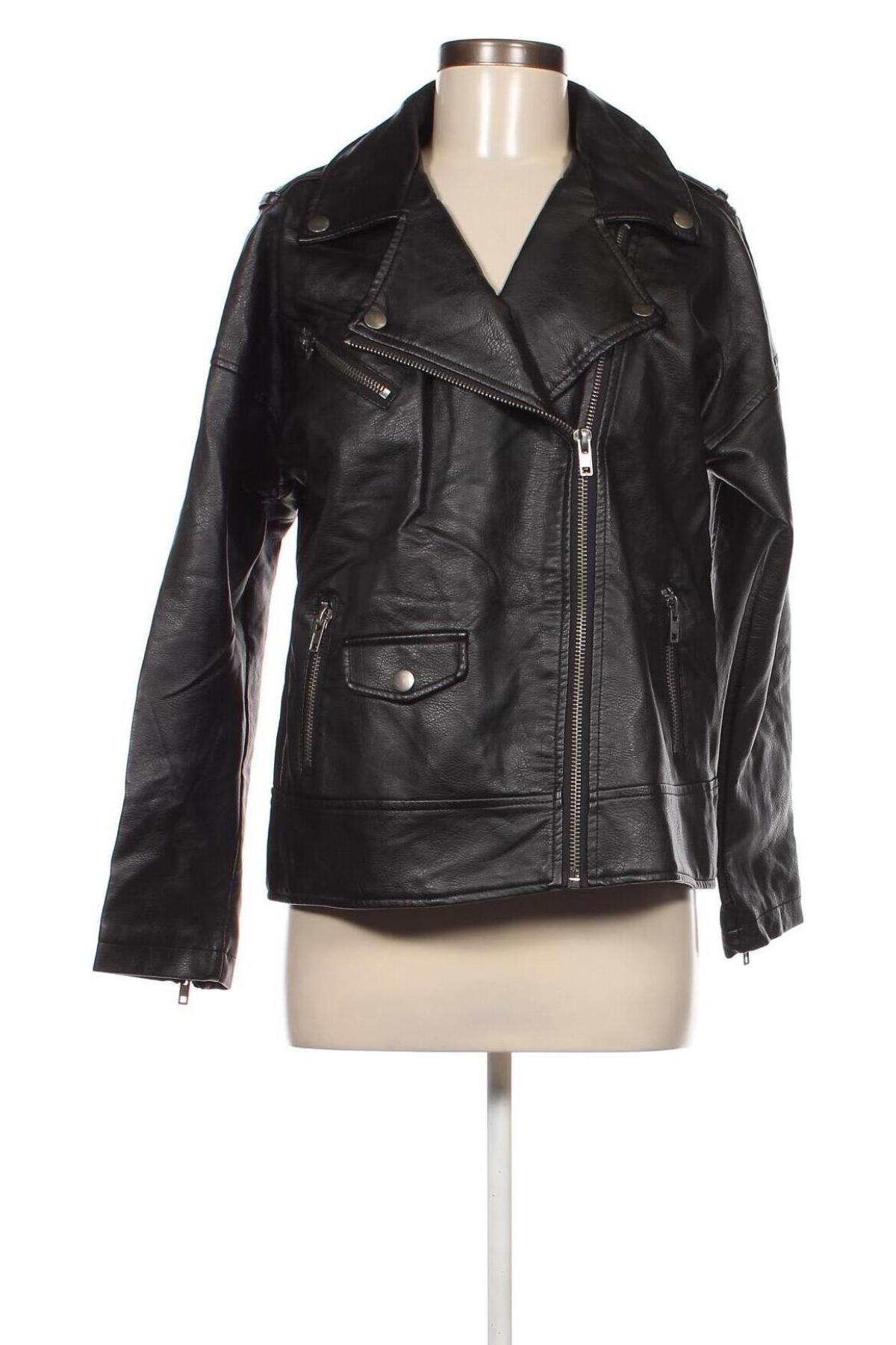 Dámska kožená bunda  Cotton On, Veľkosť L, Farba Čierna, Cena  12,50 €