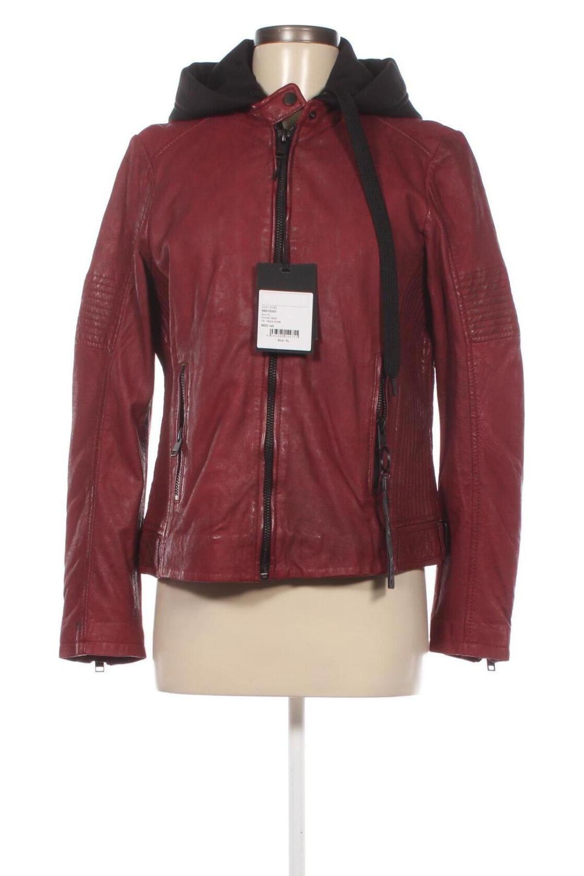 Γυναικείο δερμάτινο μπουφάν Gipsy, Μέγεθος XL, Χρώμα Κόκκινο, Τιμή 248,97 €