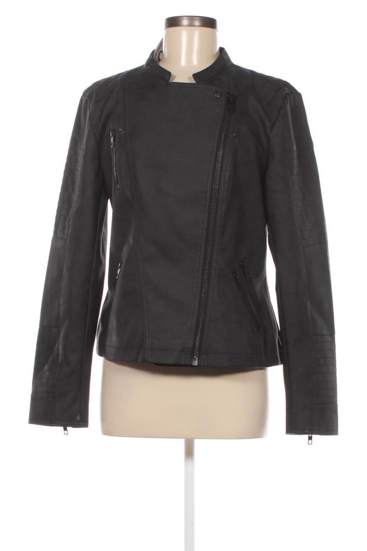 Damen Lederjacke ONLY, Größe L, Farbe Grau, Preis € 23,25