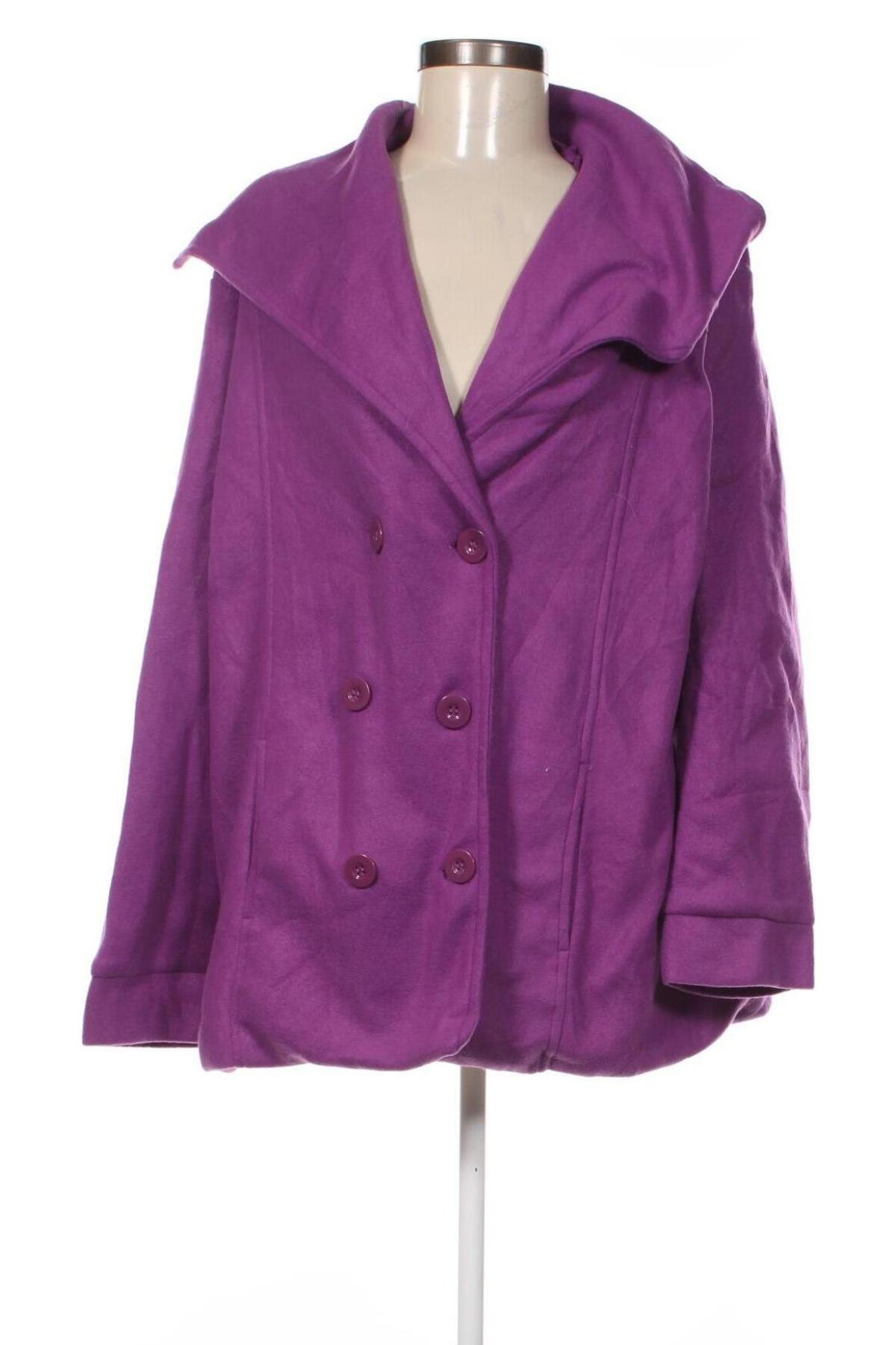 Γυναικείο παλτό, Μέγεθος XXL, Χρώμα Βιολετί, Τιμή 5,94 €