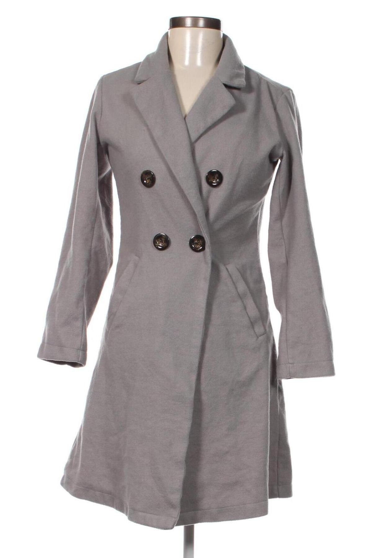 Dámsky kabát , Veľkosť S, Farba Sivá, Cena  21,23 €