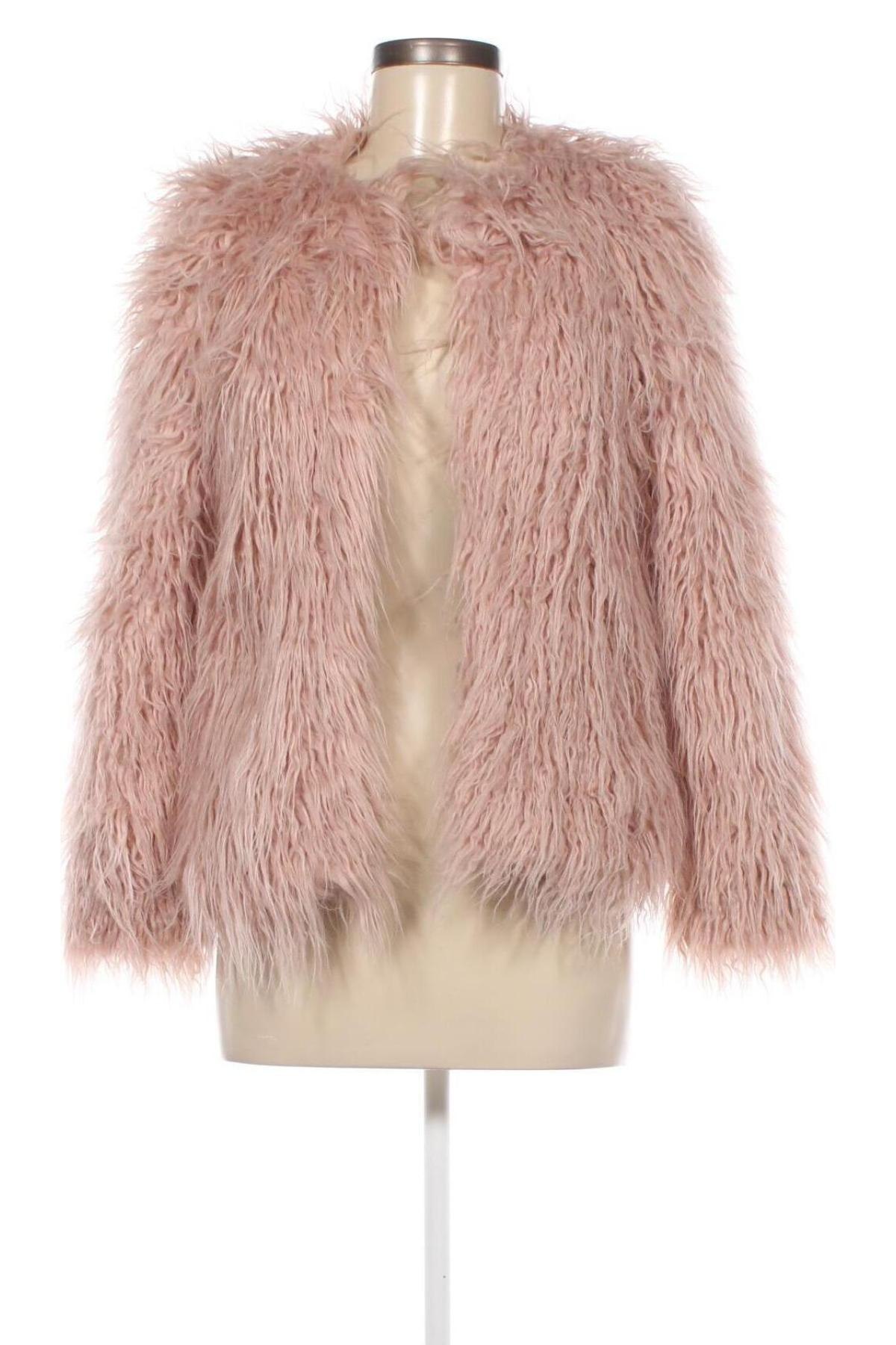 Damenmantel Bershka, Größe XS, Farbe Rosa, Preis 44,54 €