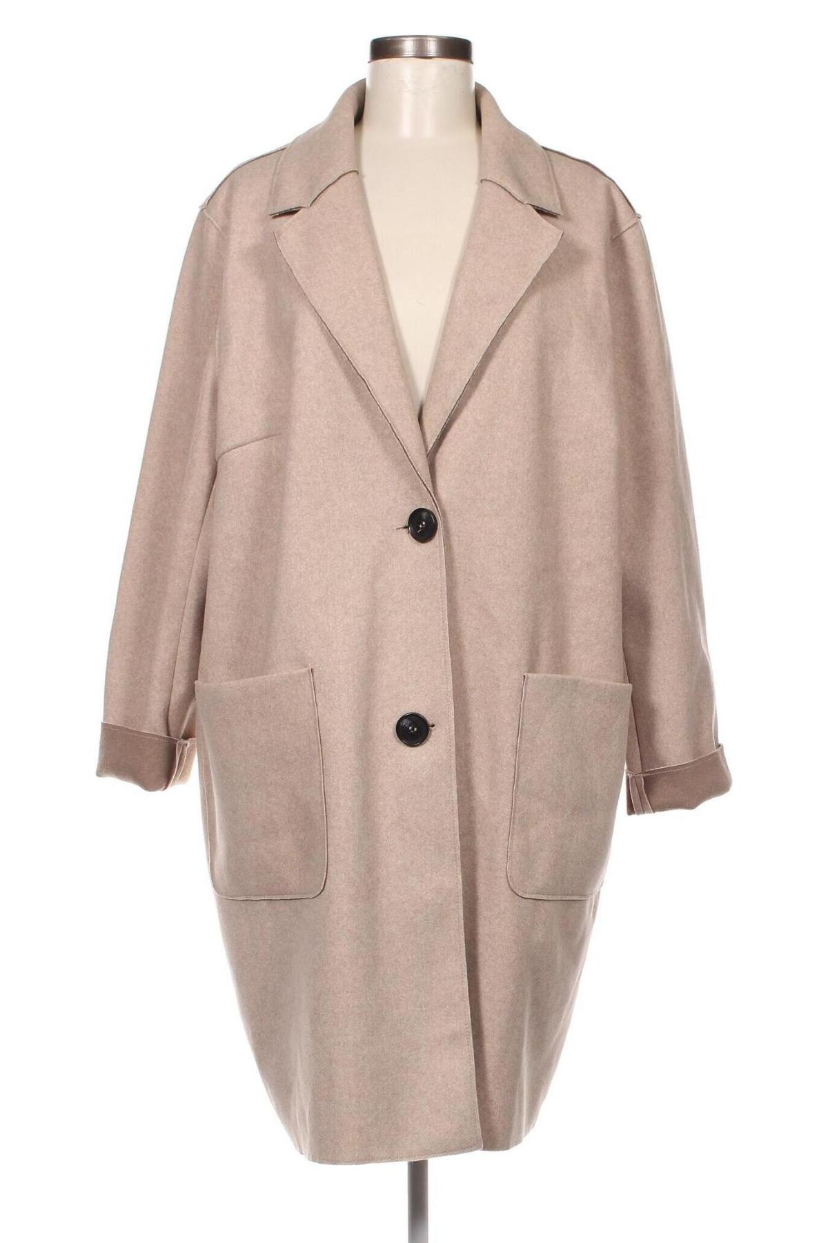 Γυναικείο παλτό C&A, Μέγεθος XXL, Χρώμα  Μπέζ, Τιμή 39,59 €