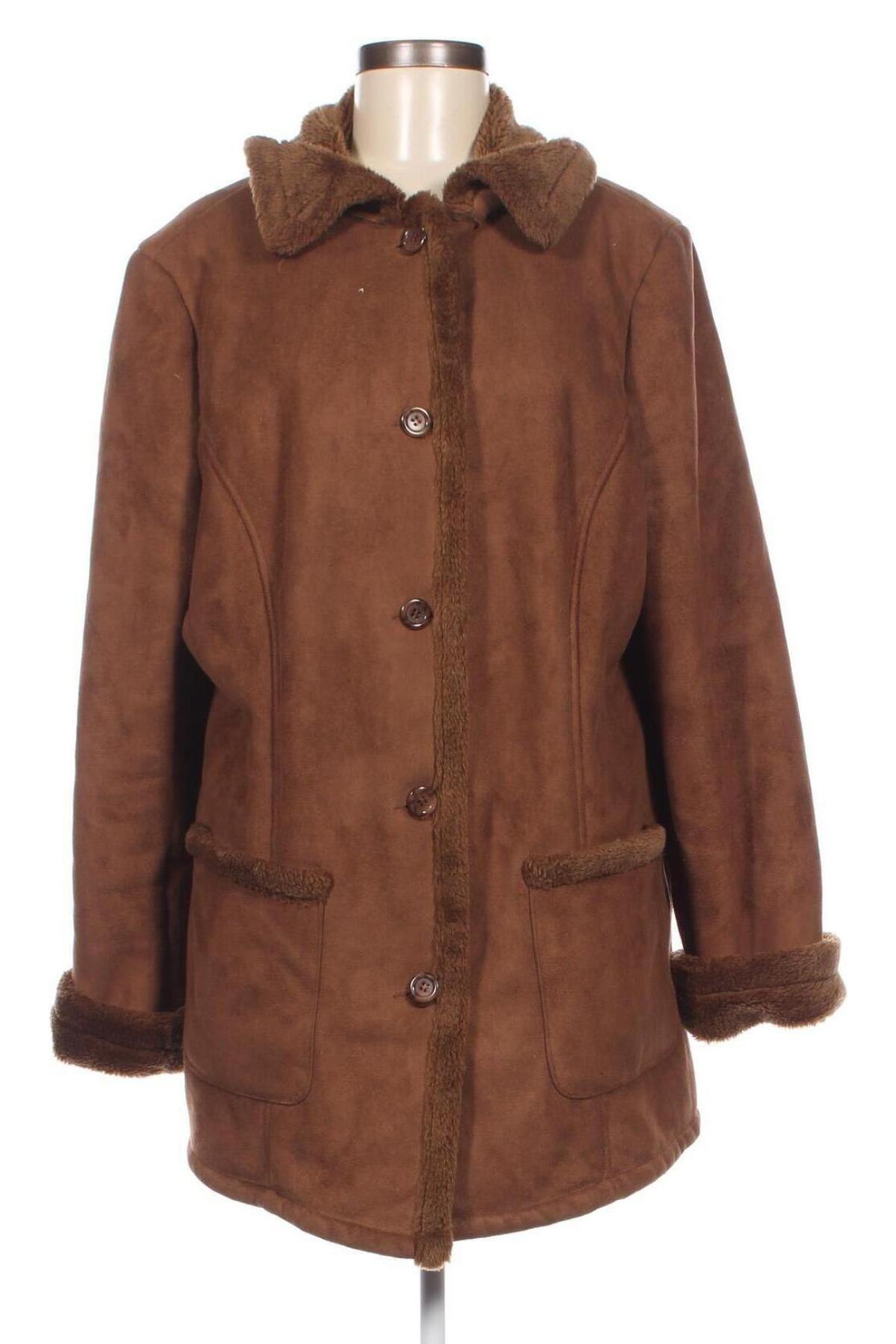 Palton de femei Canda, Mărime XL, Culoare Maro, Preț 158,39 Lei
