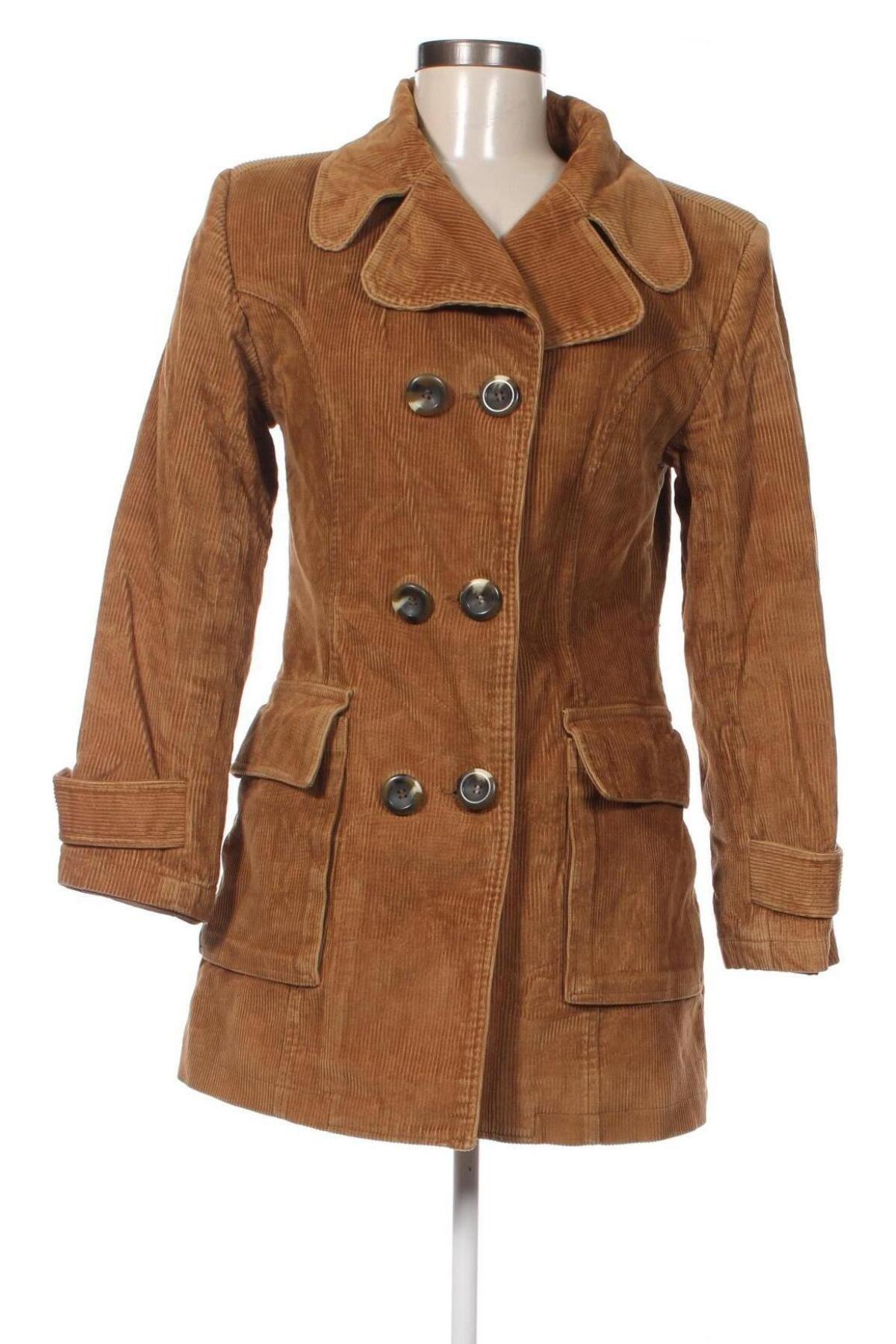 Дамско палто Clockhouse, Размер S, Цвят Кафяв, Цена 16,05 лв.
