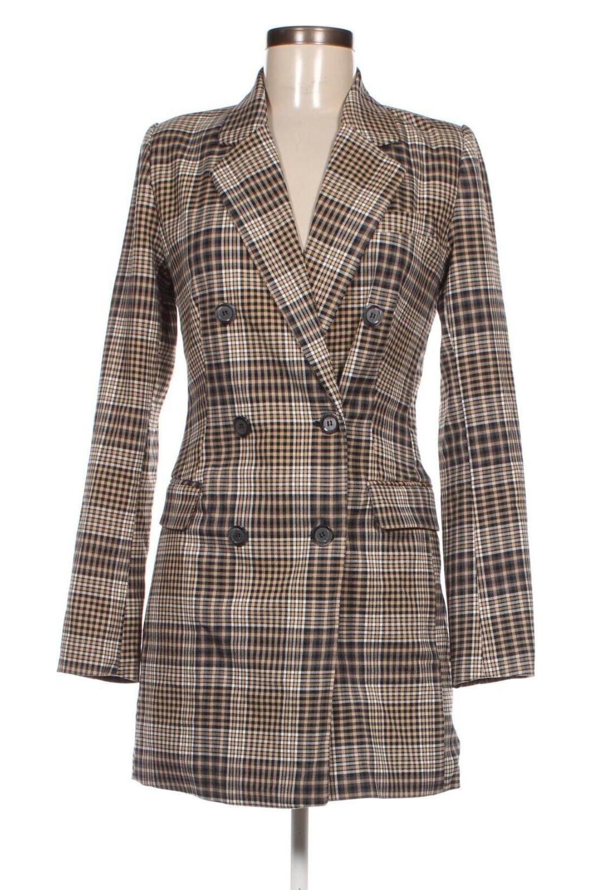 Дамско палто Cropp, Размер M, Цвят Многоцветен, Цена 25,40 лв.