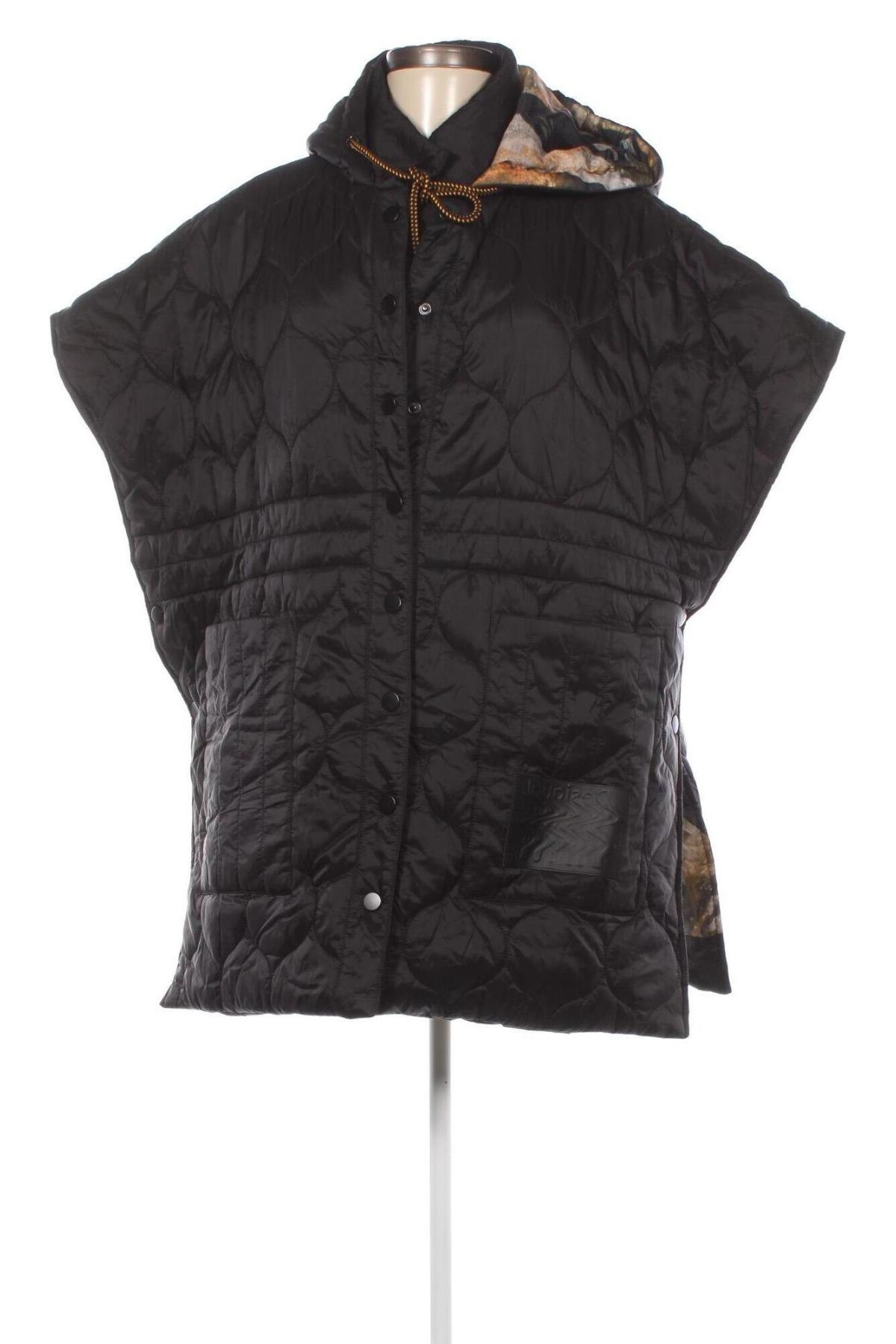 Γυναικείο μπουφάν Desigual, Μέγεθος L, Χρώμα Μαύρο, Τιμή 97,94 €