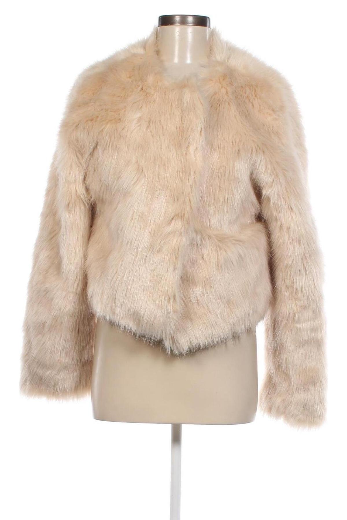 Дамско палто Fashion nova, Размер XL, Цвят Бежов, Цена 22,36 лв.
