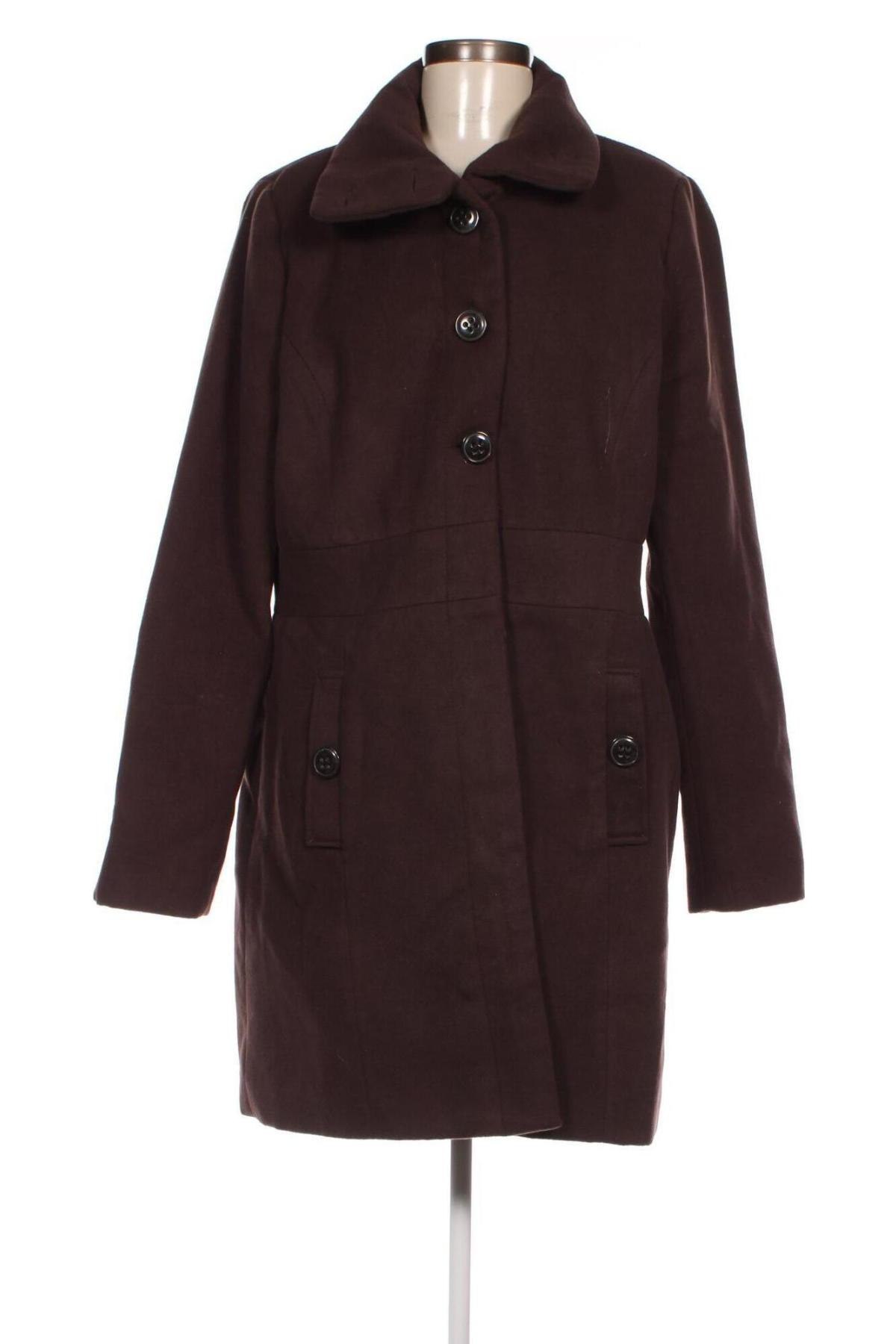 Γυναικείο παλτό Forever, Μέγεθος XXL, Χρώμα Καφέ, Τιμή 29,79 €