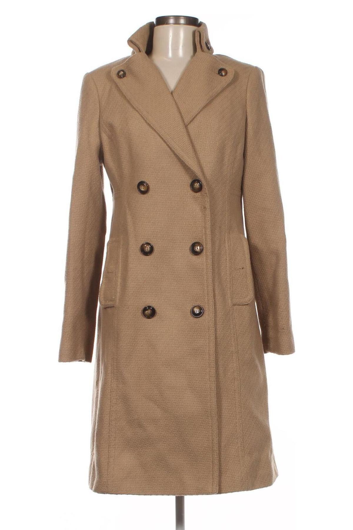 Palton de femei H&M, Mărime L, Culoare Bej, Preț 197,10 Lei