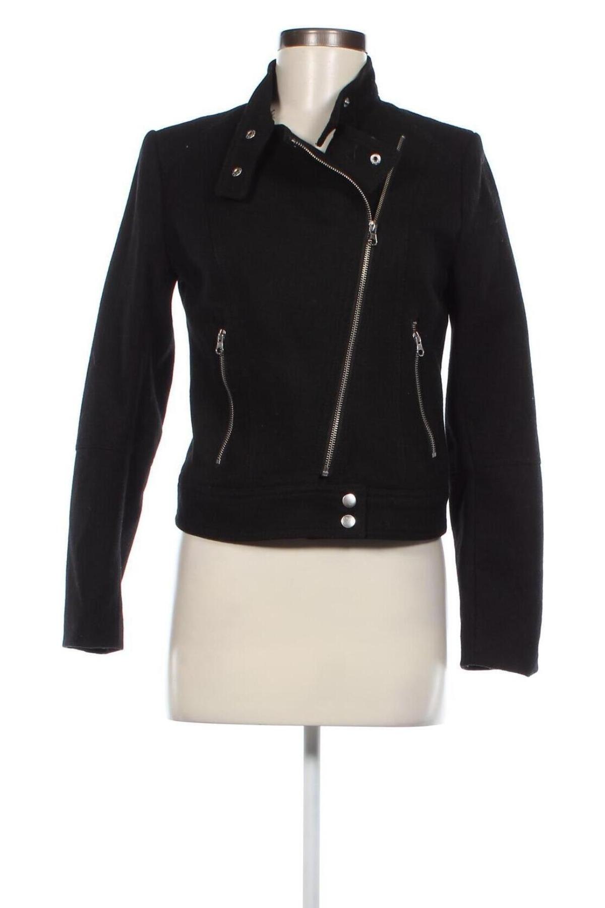 Palton de femei H&M, Mărime S, Culoare Negru, Preț 56,84 Lei