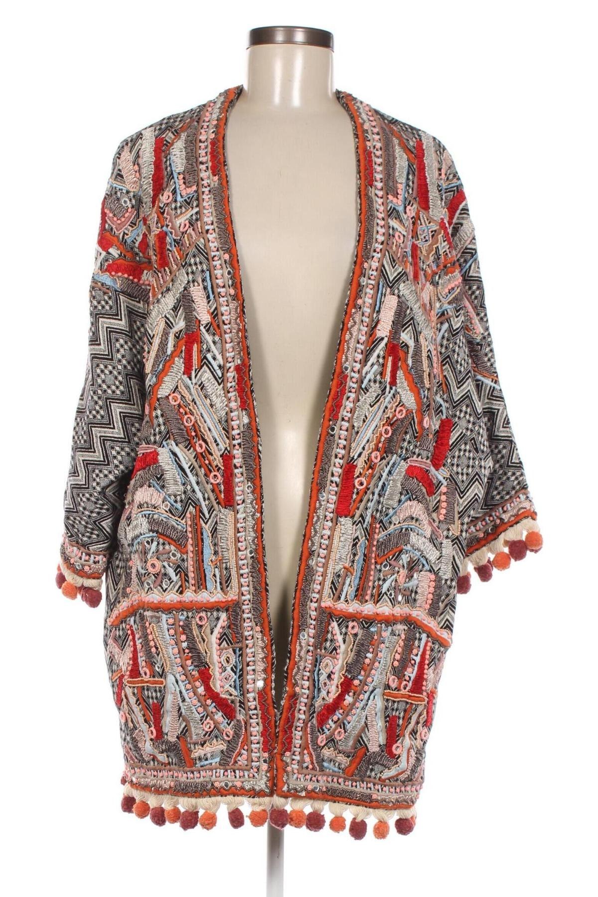 Γυναικείο παλτό H&M, Μέγεθος XS, Χρώμα Πολύχρωμο, Τιμή 18,34 €