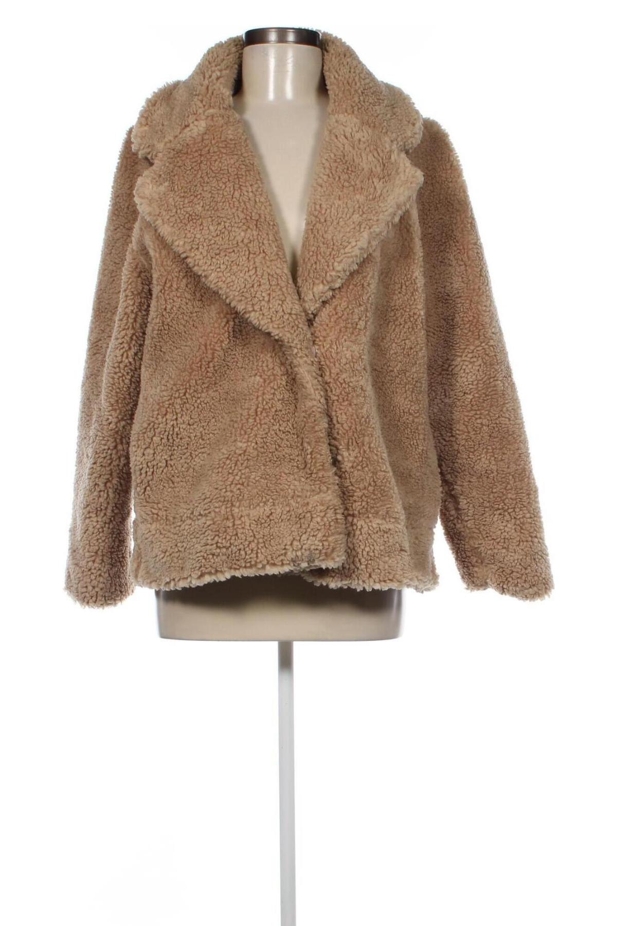 Дамско палто H&M L.O.G.G., Размер M, Цвят Бежов, Цена 51,36 лв.