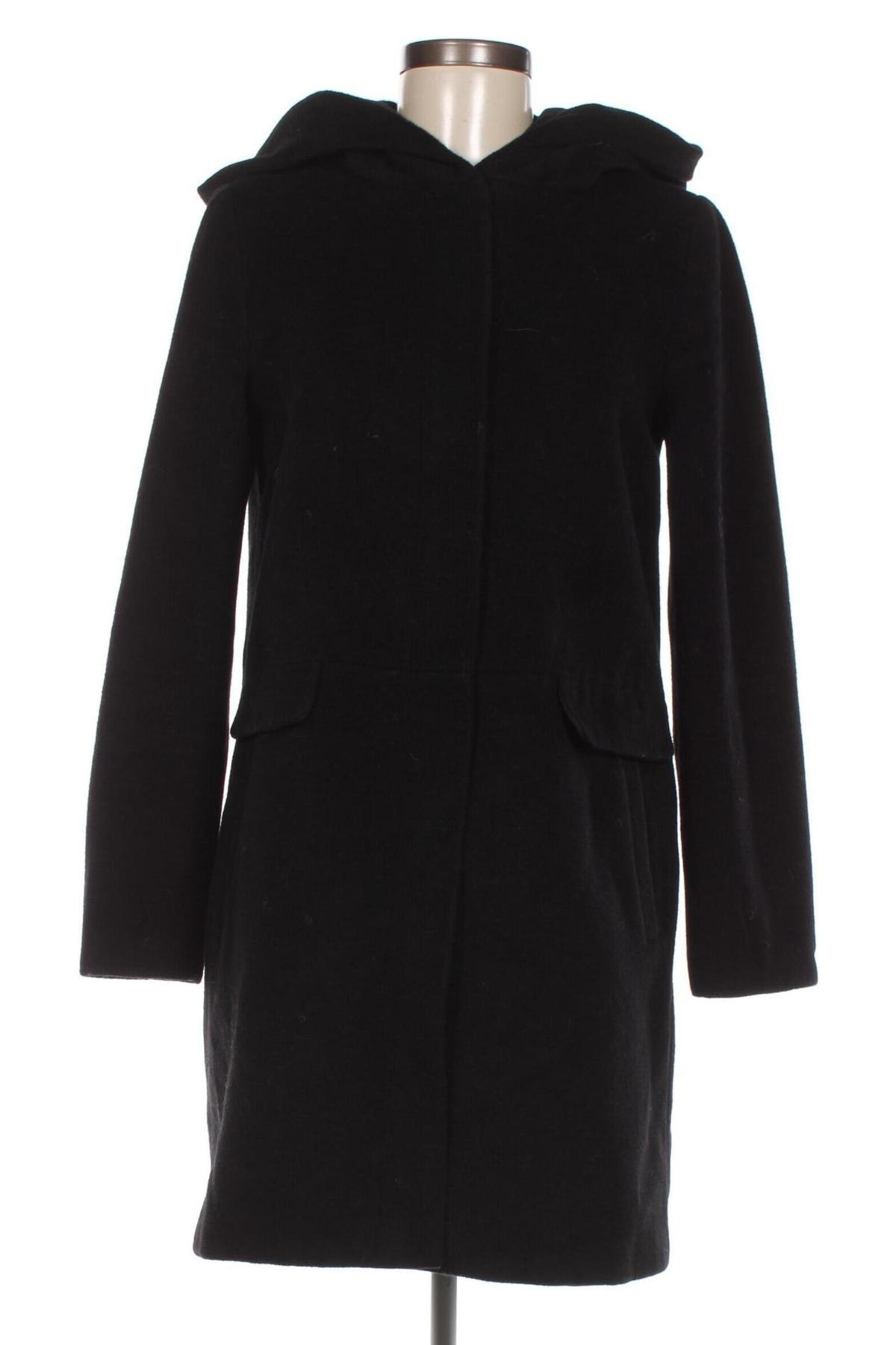 Дамско палто Hallhuber, Размер M, Цвят Черен, Цена 129,00 лв.