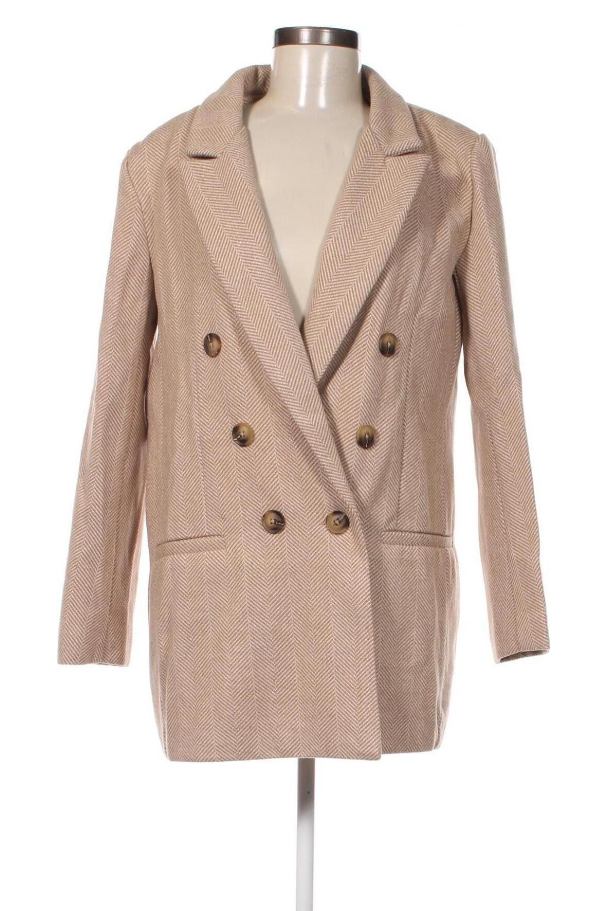 Дамско палто In the style, Размер XS, Цвят Бежов, Цена 20,48 лв.