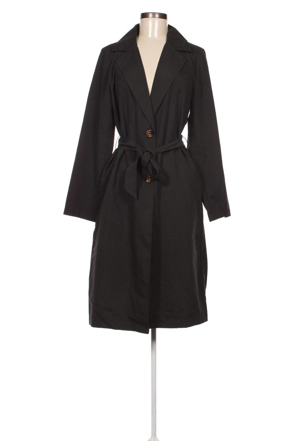 Дамско палто Jdy, Размер L, Цвят Черен, Цена 37,08 лв.
