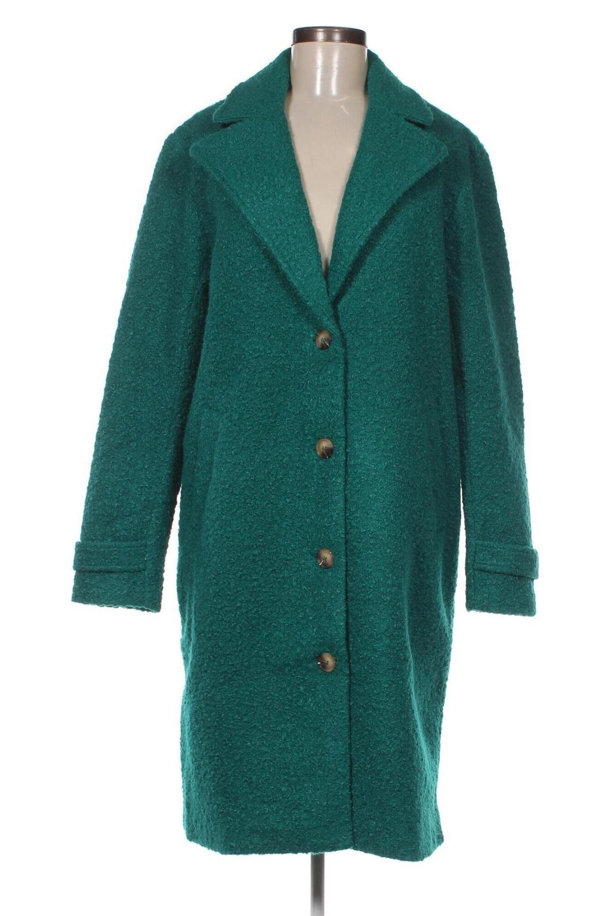 Дамско палто Kaffe, Размер M, Цвят Зелен, Цена 147,87 лв.