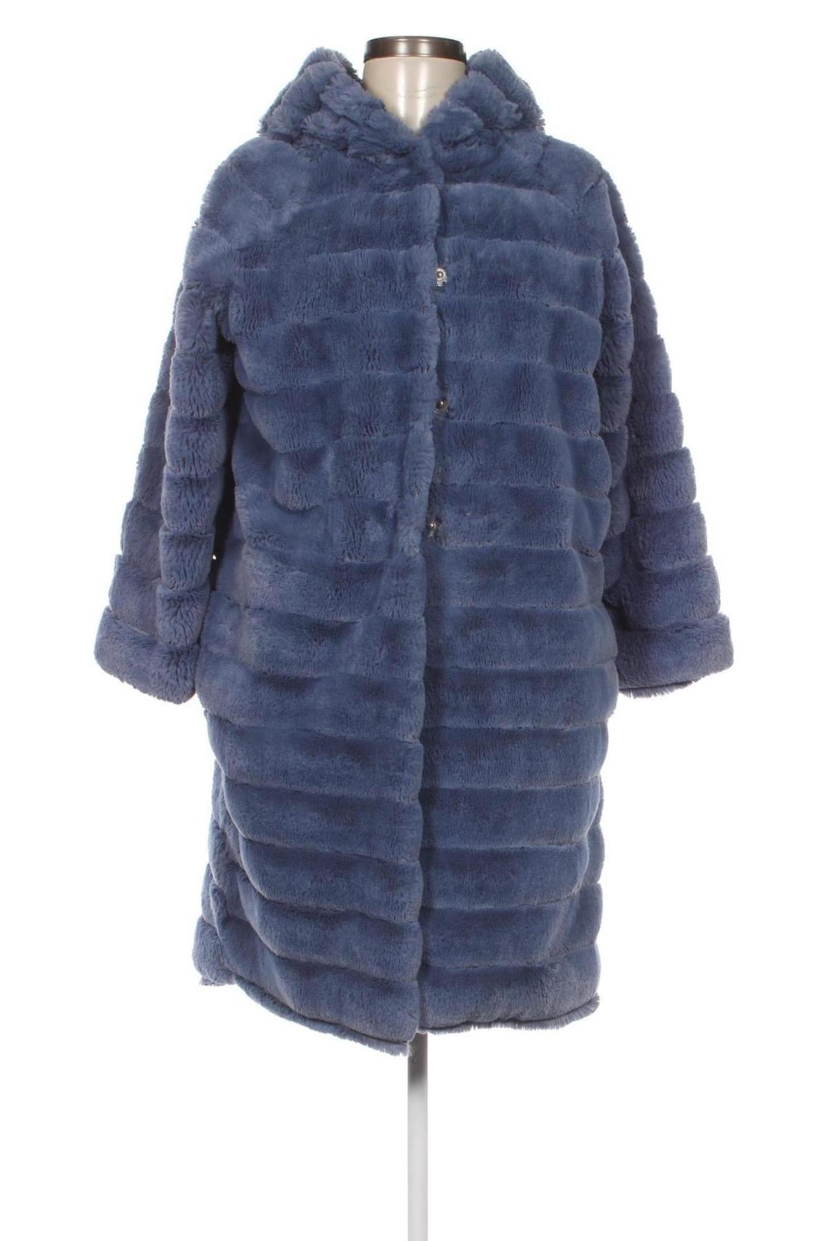 Γυναικείο παλτό King Kong, Μέγεθος L, Χρώμα Μπλέ, Τιμή 43,65 €