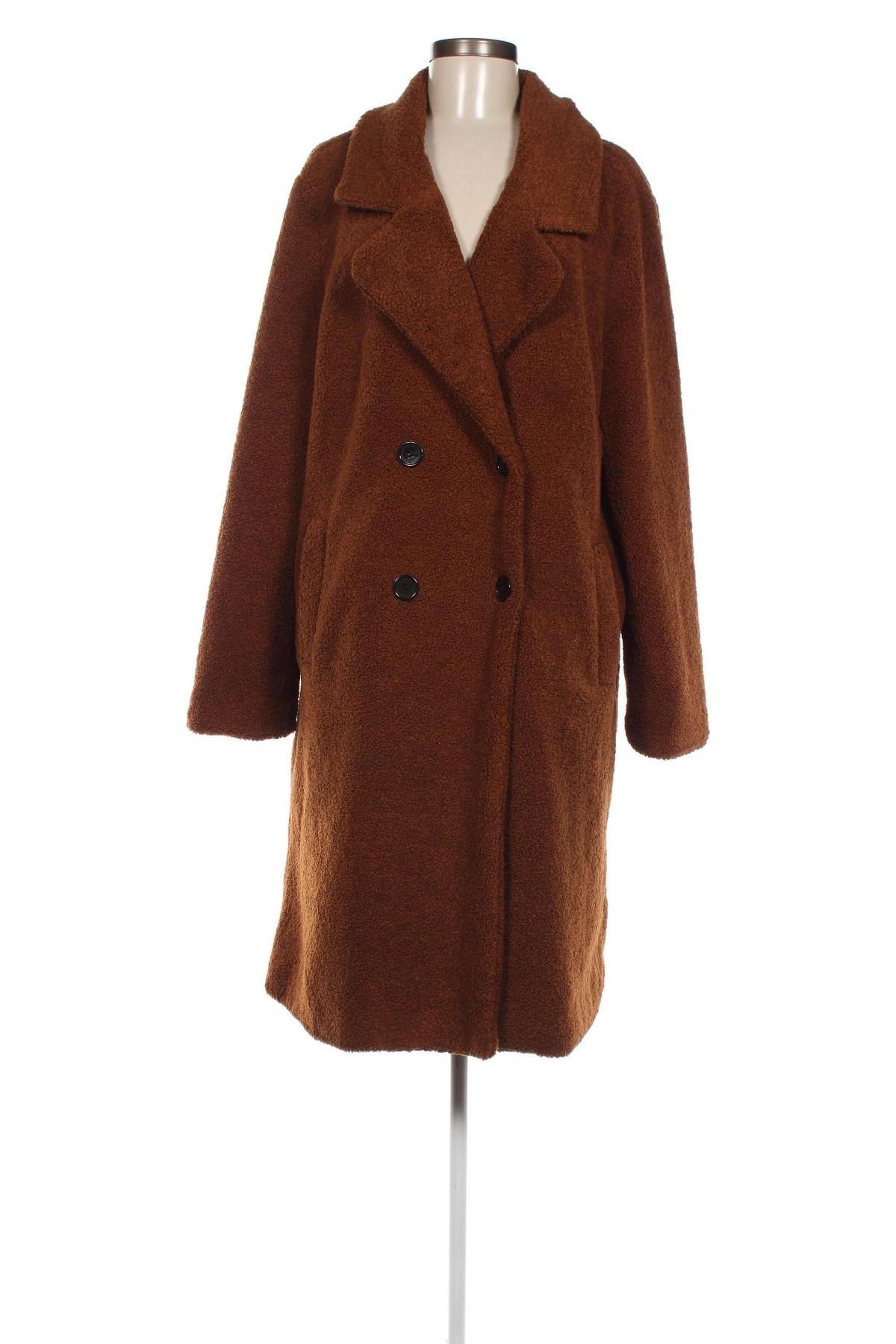 Дамско палто Miss E, Размер M, Цвят Кафяв, Цена 32,10 лв.