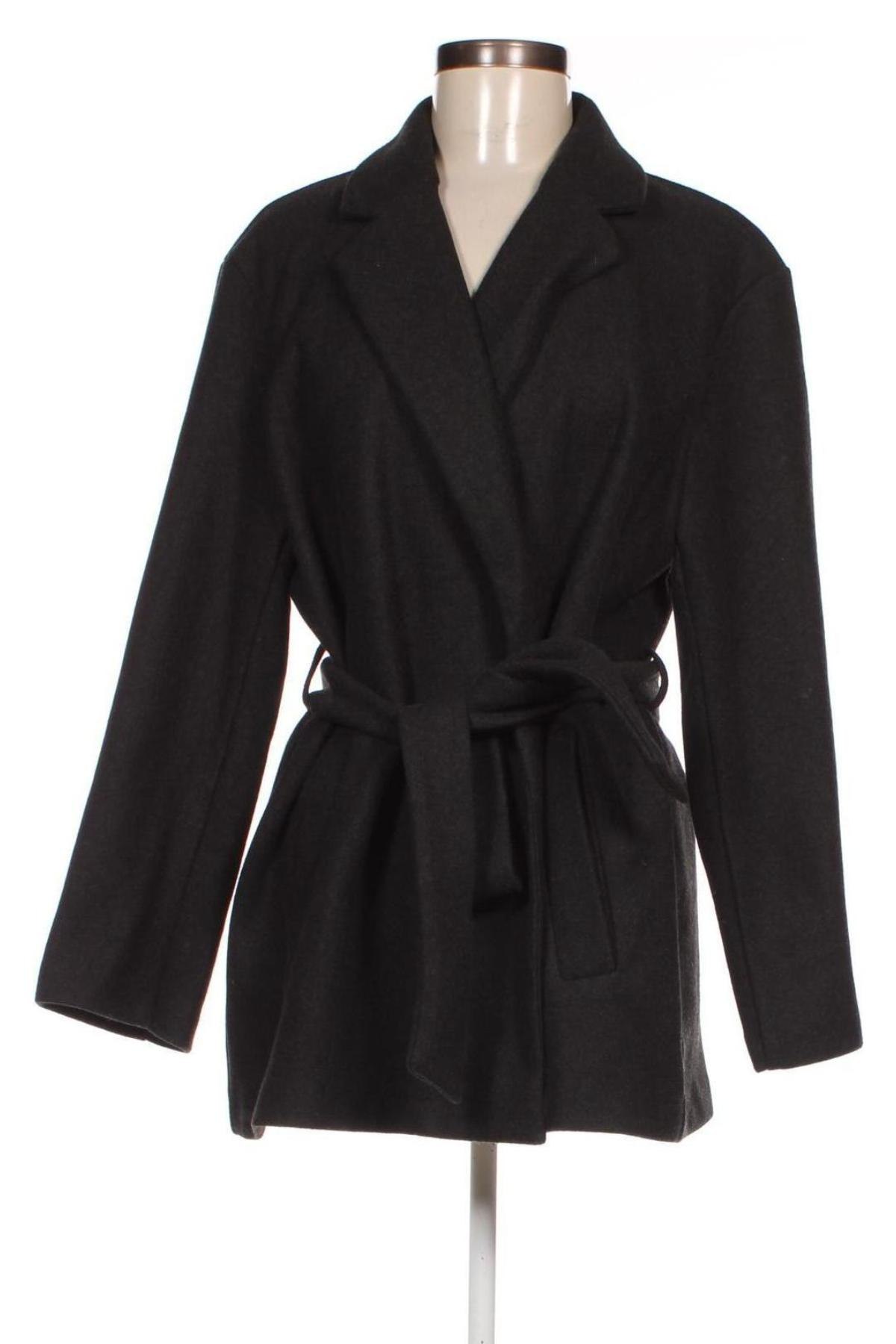 Дамско палто ONLY, Размер M, Цвят Сив, Цена 23,12 лв.