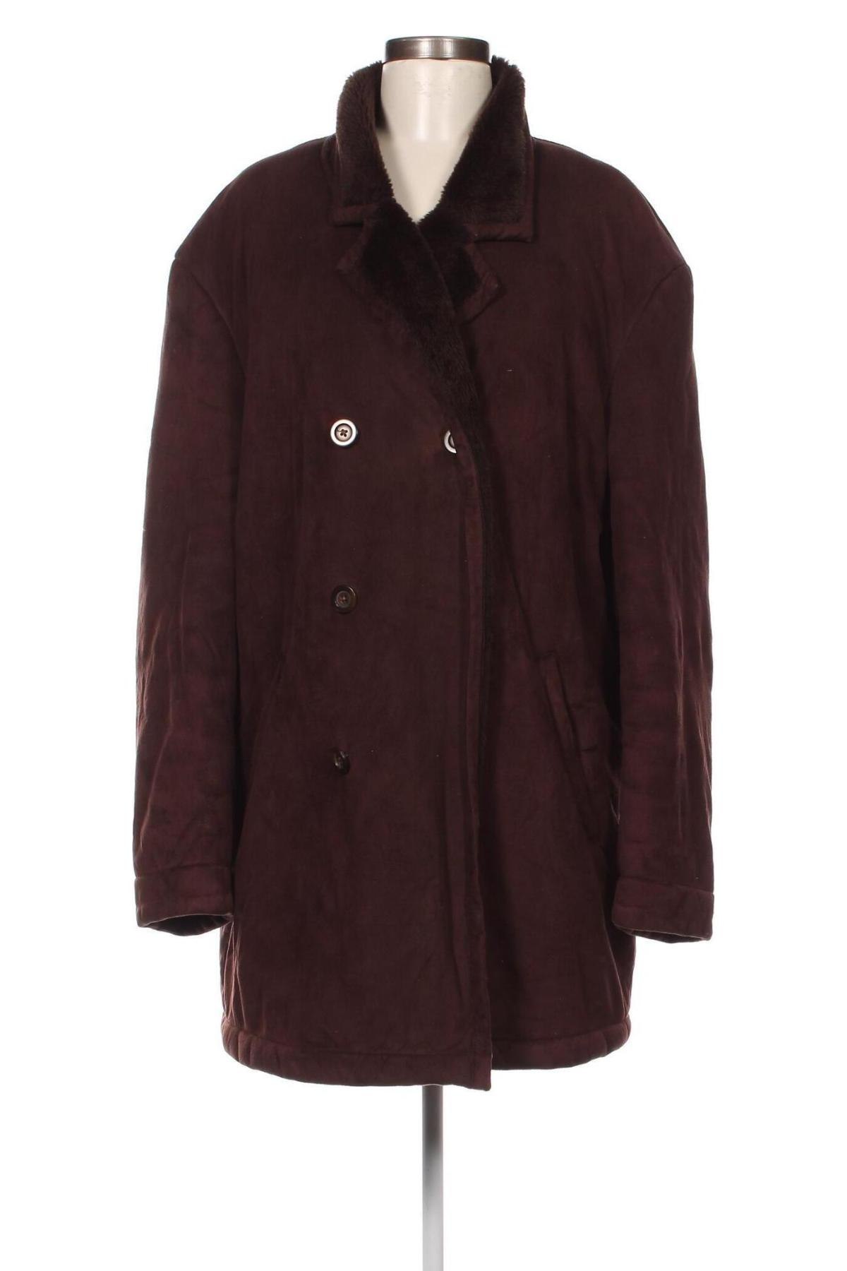 Дамско палто Perry Ellis, Размер XL, Цвят Кафяв, Цена 21,12 лв.