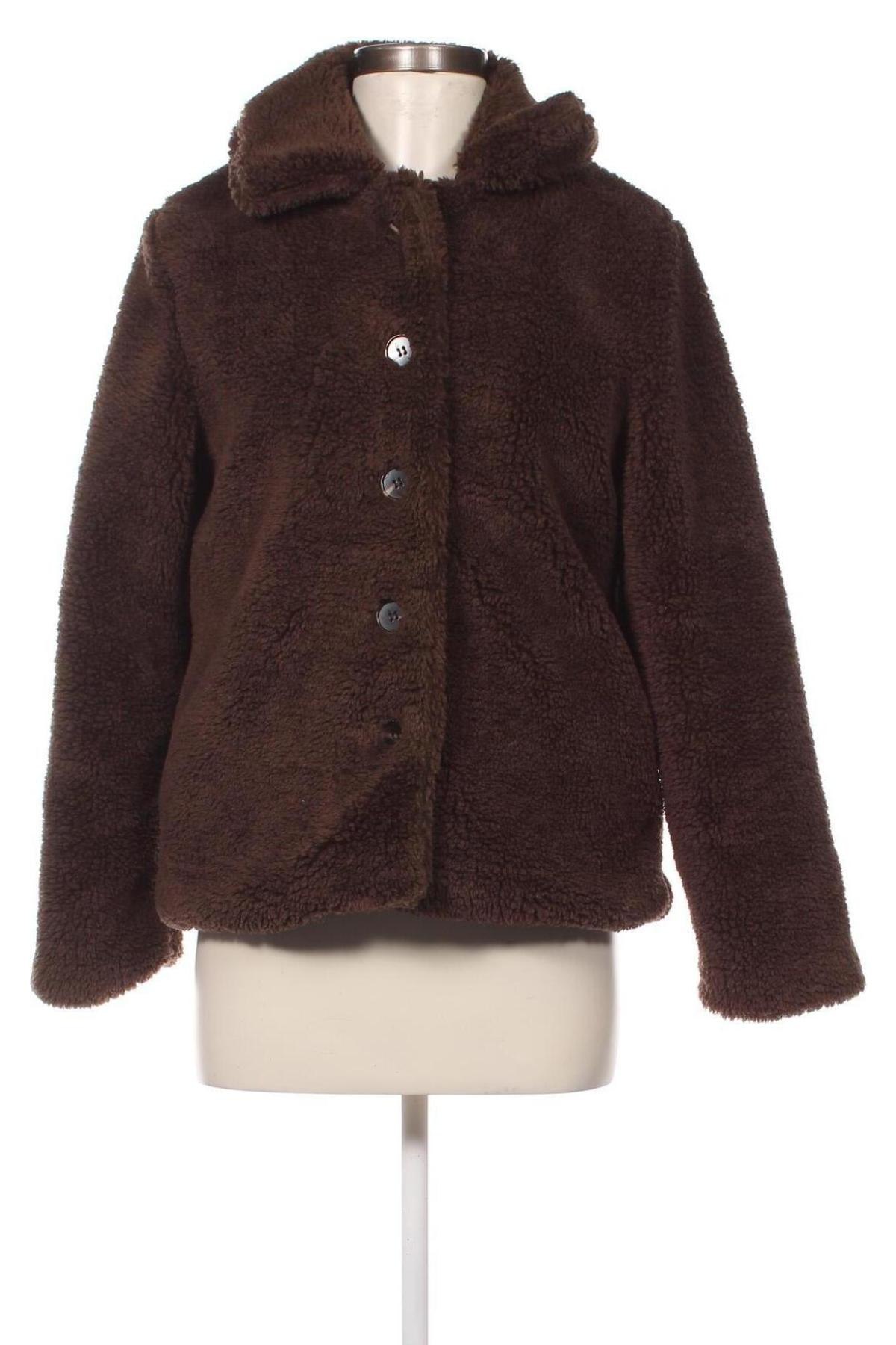 Γυναικείο παλτό SHEIN, Μέγεθος S, Χρώμα Καφέ, Τιμή 29,79 €