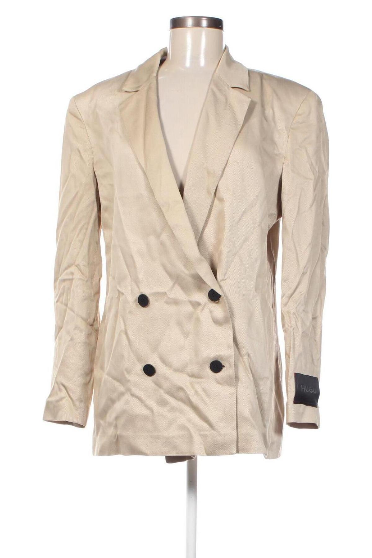 Γυναικείο σακάκι Hugo Boss, Μέγεθος M, Χρώμα  Μπέζ, Τιμή 183,52 €
