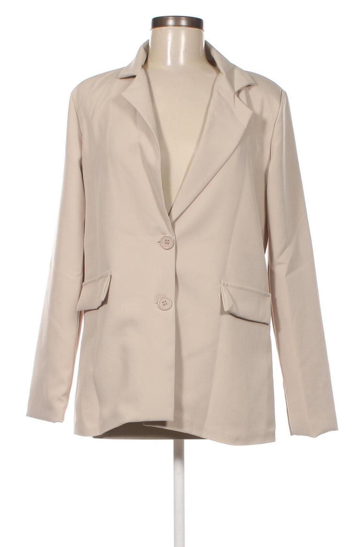 Γυναικείο σακάκι Sublevel, Μέγεθος L, Χρώμα  Μπέζ, Τιμή 18,76 €