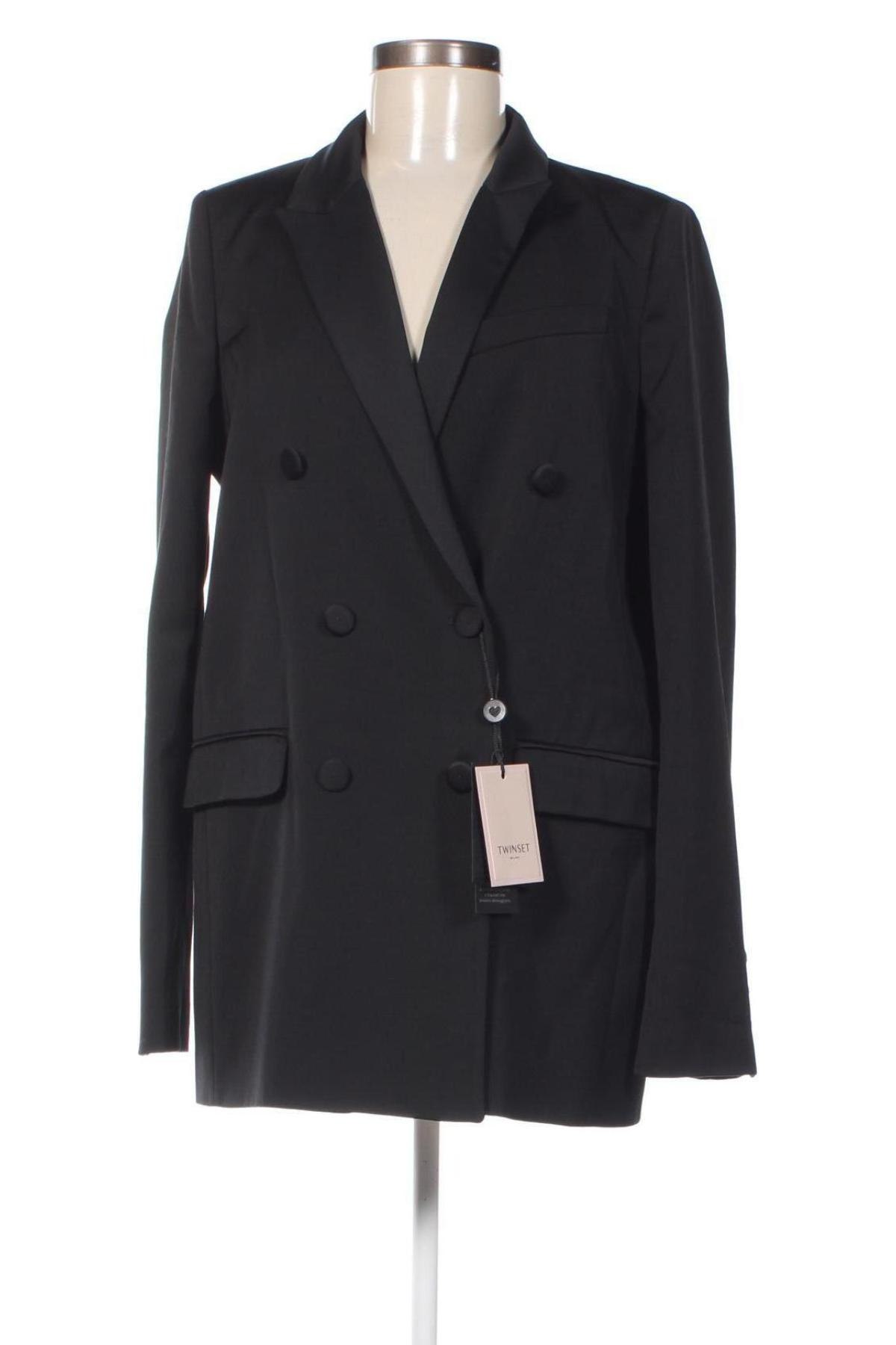 Дамско сако TWINSET, Размер XL, Цвят Черен, Цена 369,00 лв.