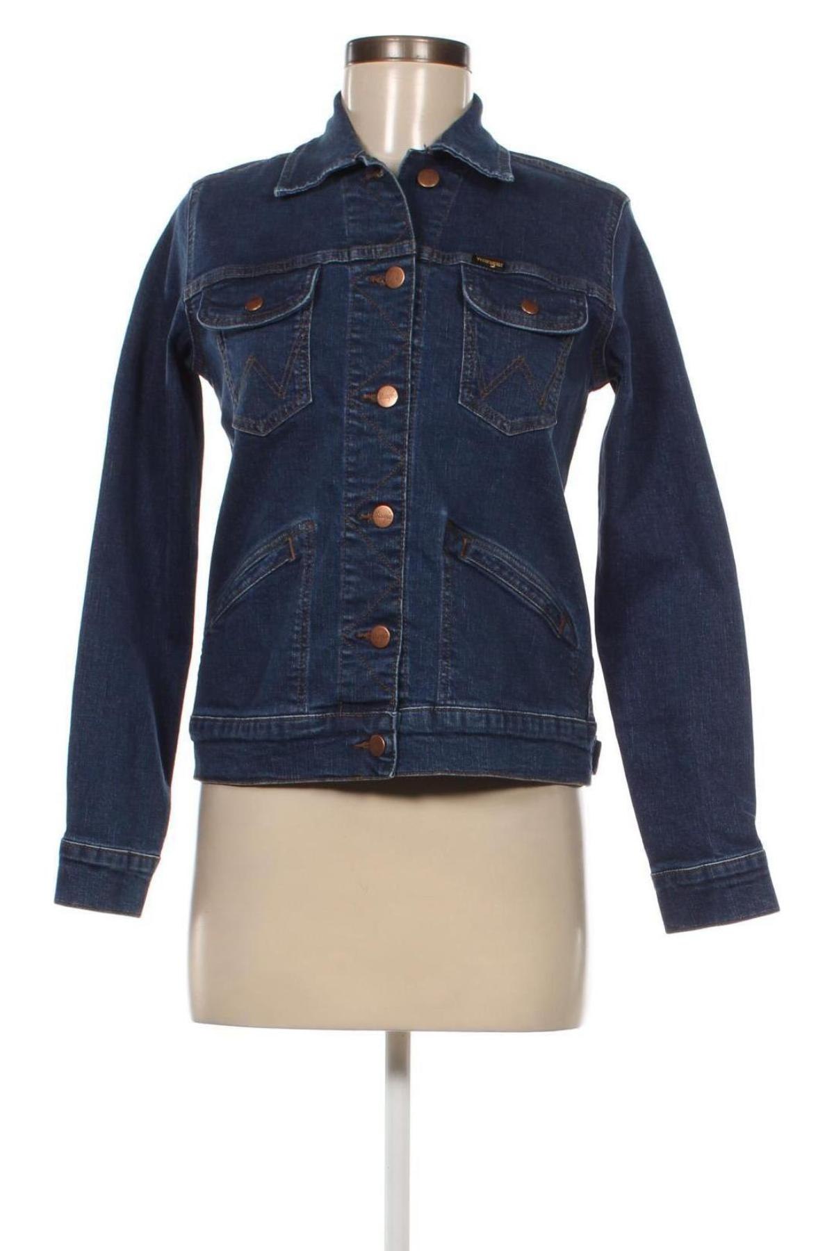 Γυναικείο μπουφάν Wrangler, Μέγεθος XS, Χρώμα Μπλέ, Τιμή 14,69 €