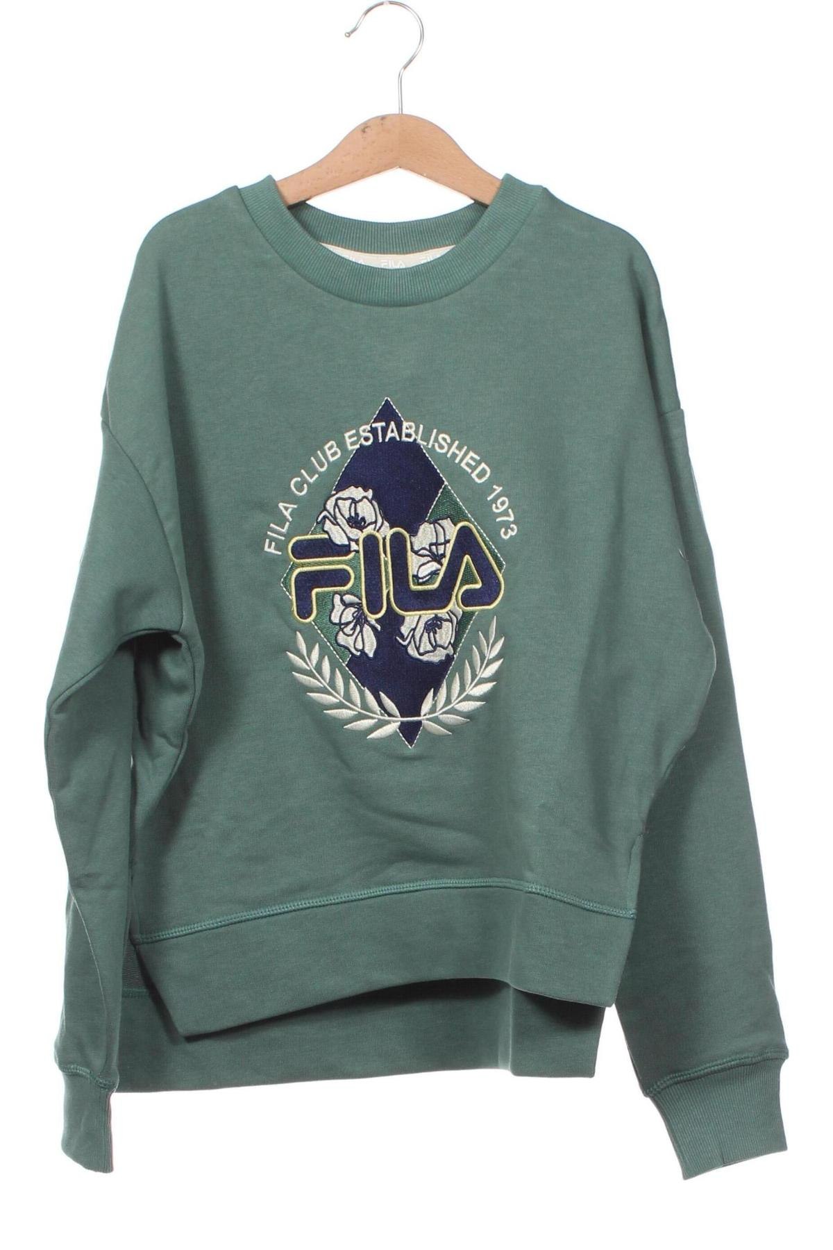 Παιδική μπλούζα FILA, Μέγεθος 11-12y/ 152-158 εκ., Χρώμα Πράσινο, Τιμή 25,61 €