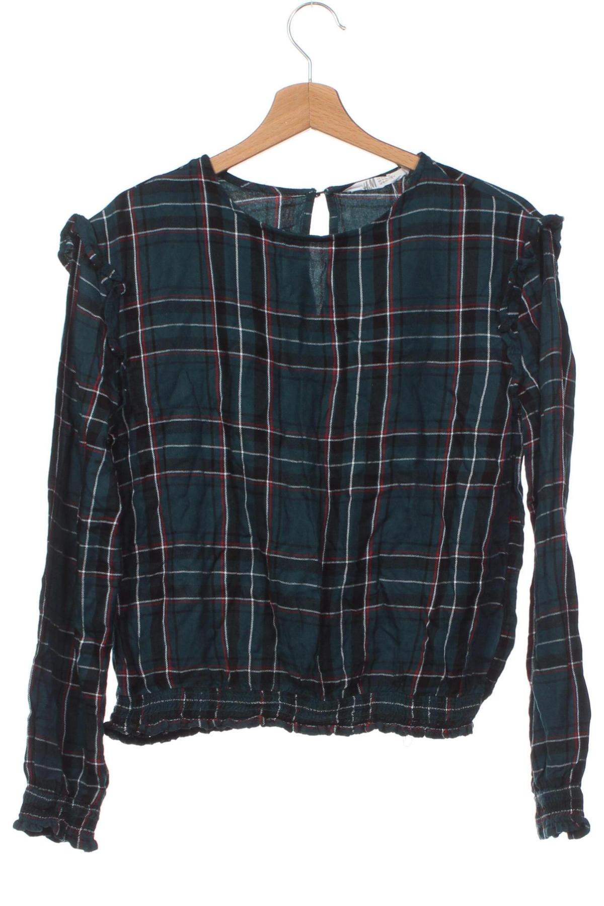 Детска блуза H&M, Размер 13-14y/ 164-168 см, Цвят Многоцветен, Цена 6,48 лв.