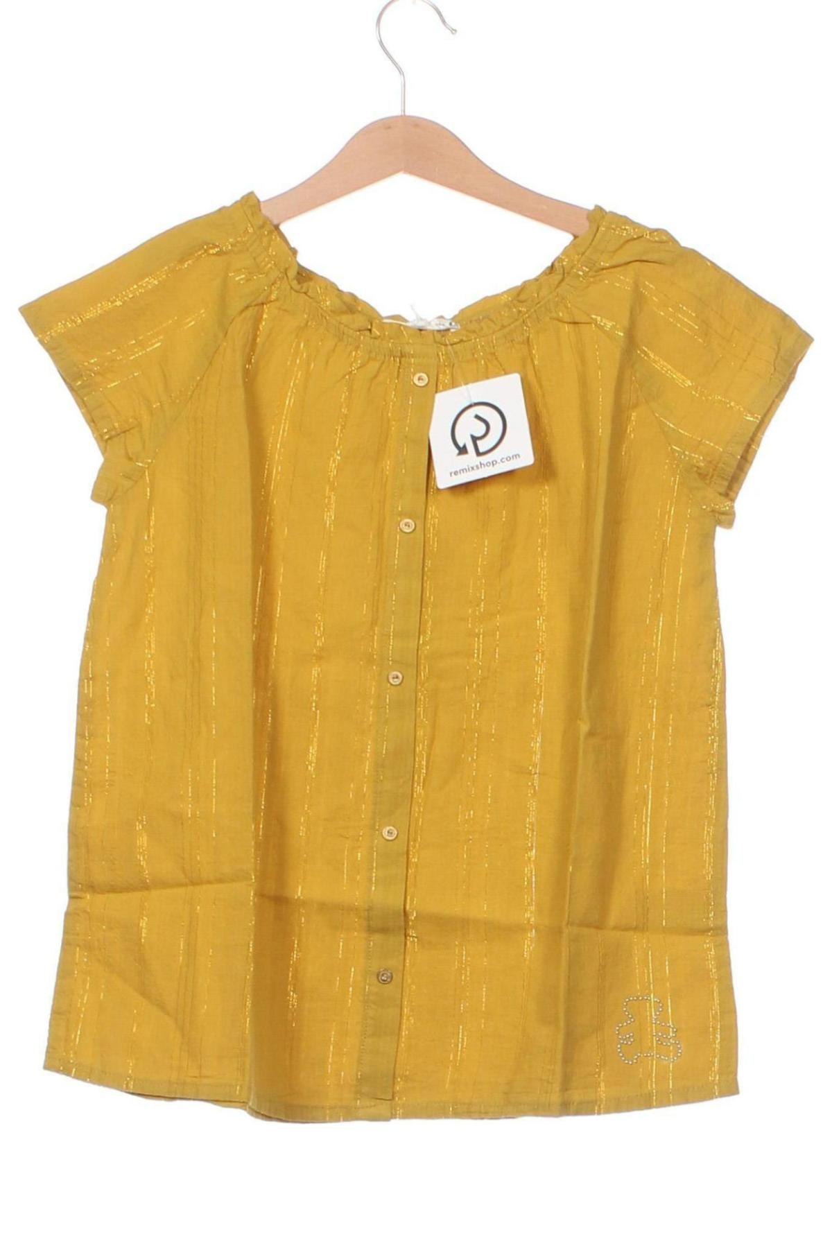 Детска блуза LuluCastagnette, Размер 11-12y/ 152-158 см, Цвят Жълт, Цена 5,85 лв.