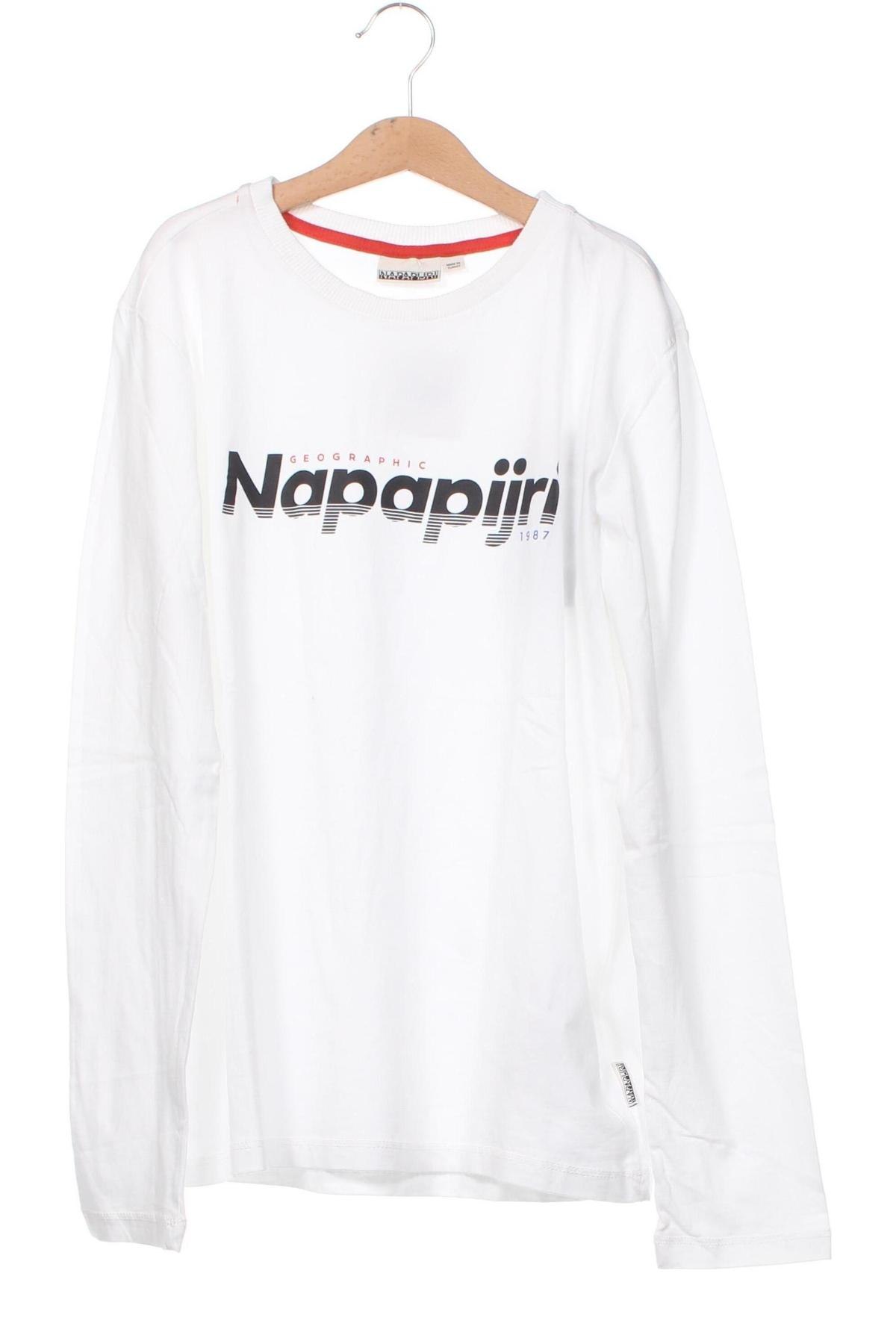 Kinder Shirt Napapijri, Größe 13-14y/ 164-168 cm, Farbe Weiß, Preis € 61,34