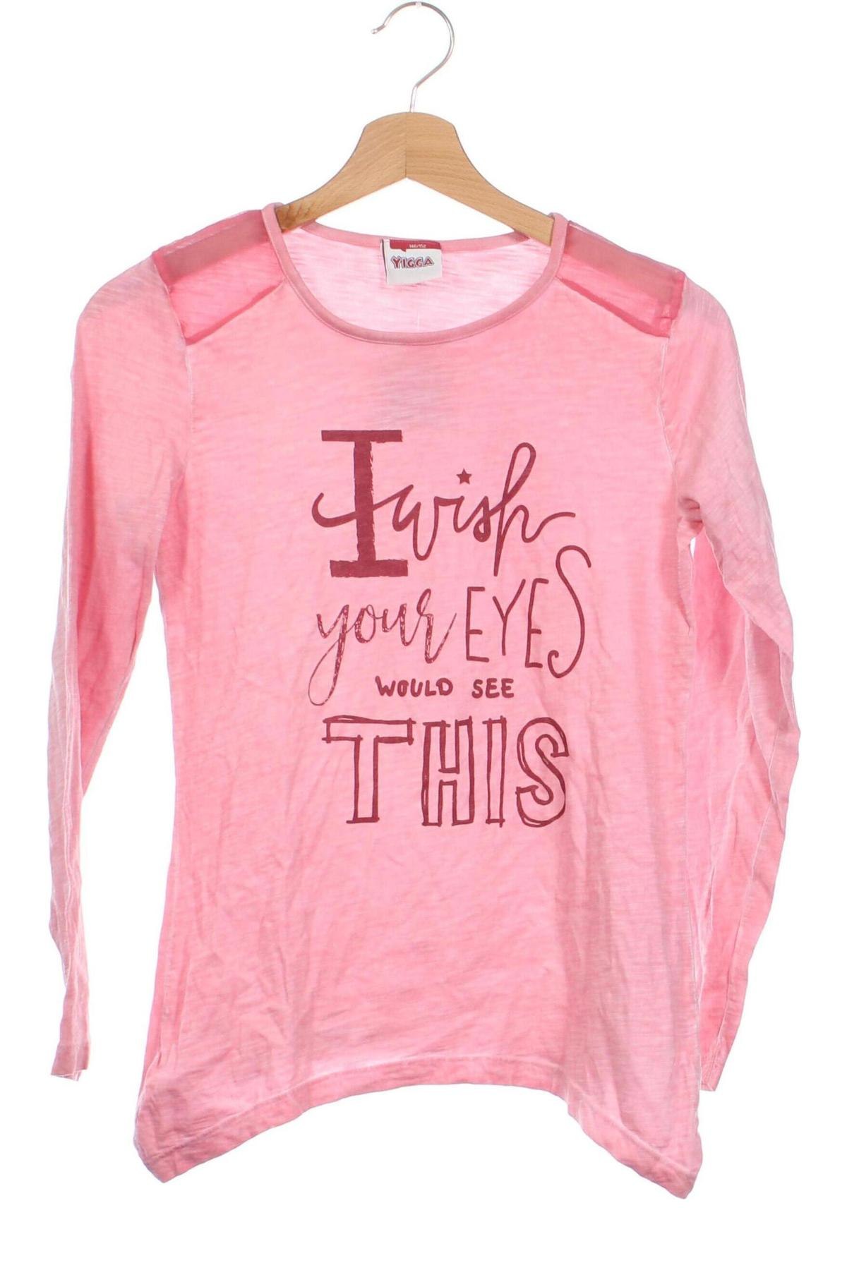 Παιδική μπλούζα Yigga, Μέγεθος 10-11y/ 146-152 εκ., Χρώμα Ρόζ , Τιμή 3,56 €