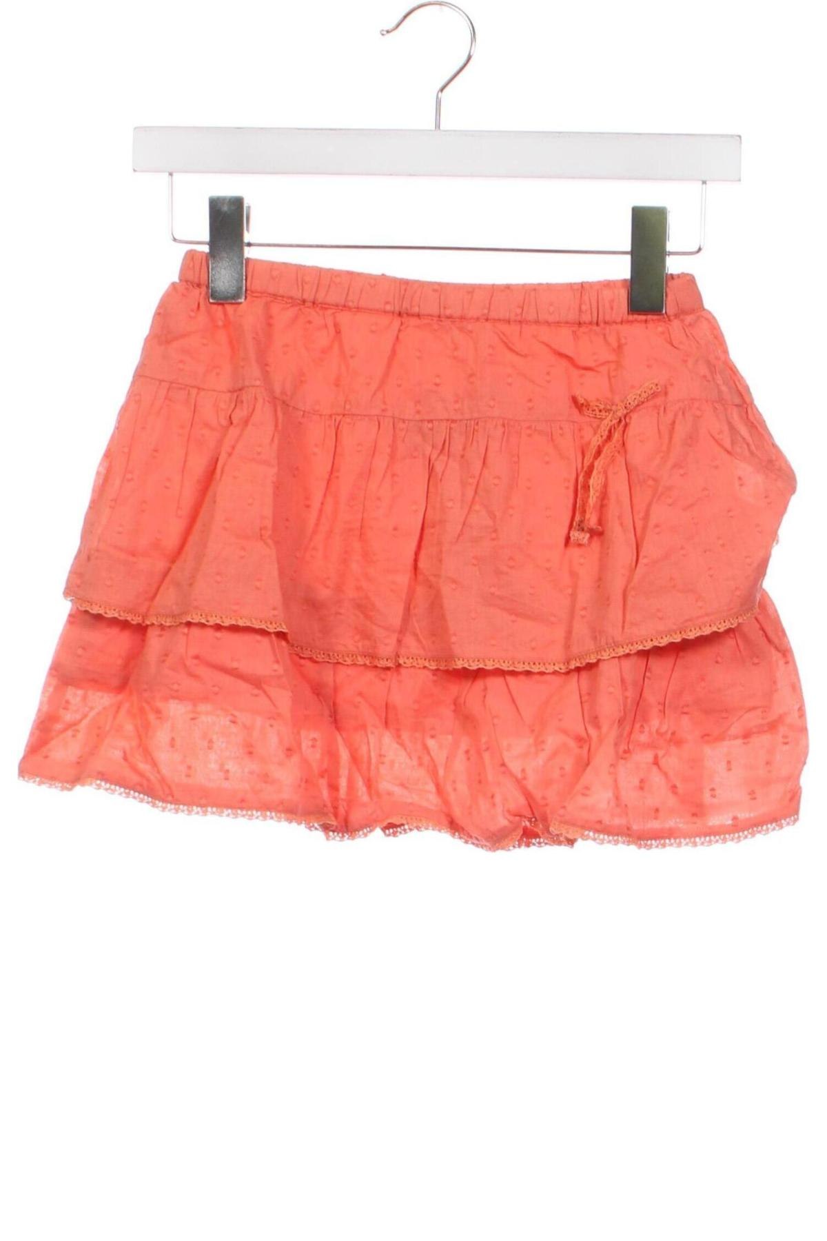 Детска пола Petit Patapon, Размер 8-9y/ 134-140 см, Цвят Оранжев, Цена 19,58 лв.
