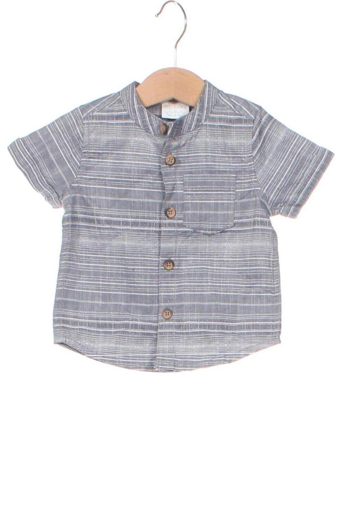 Kinderhemd F&F, Größe 2-3m/ 56-62 cm, Farbe Blau, Preis € 3,59