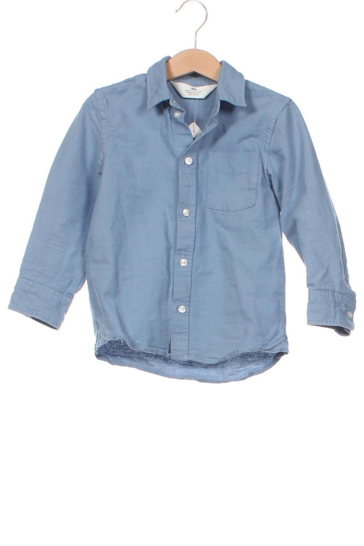 Dziecięca koszula H&M, Rozmiar 3-4y/ 104-110 cm, Kolor Niebieski, Cena 73,56 zł