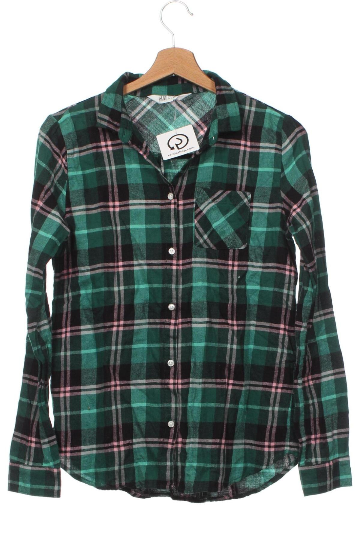 Dětská košile  H&M, Velikost 13-14y/ 164-168 cm, Barva Vícebarevné, Cena  96,00 Kč