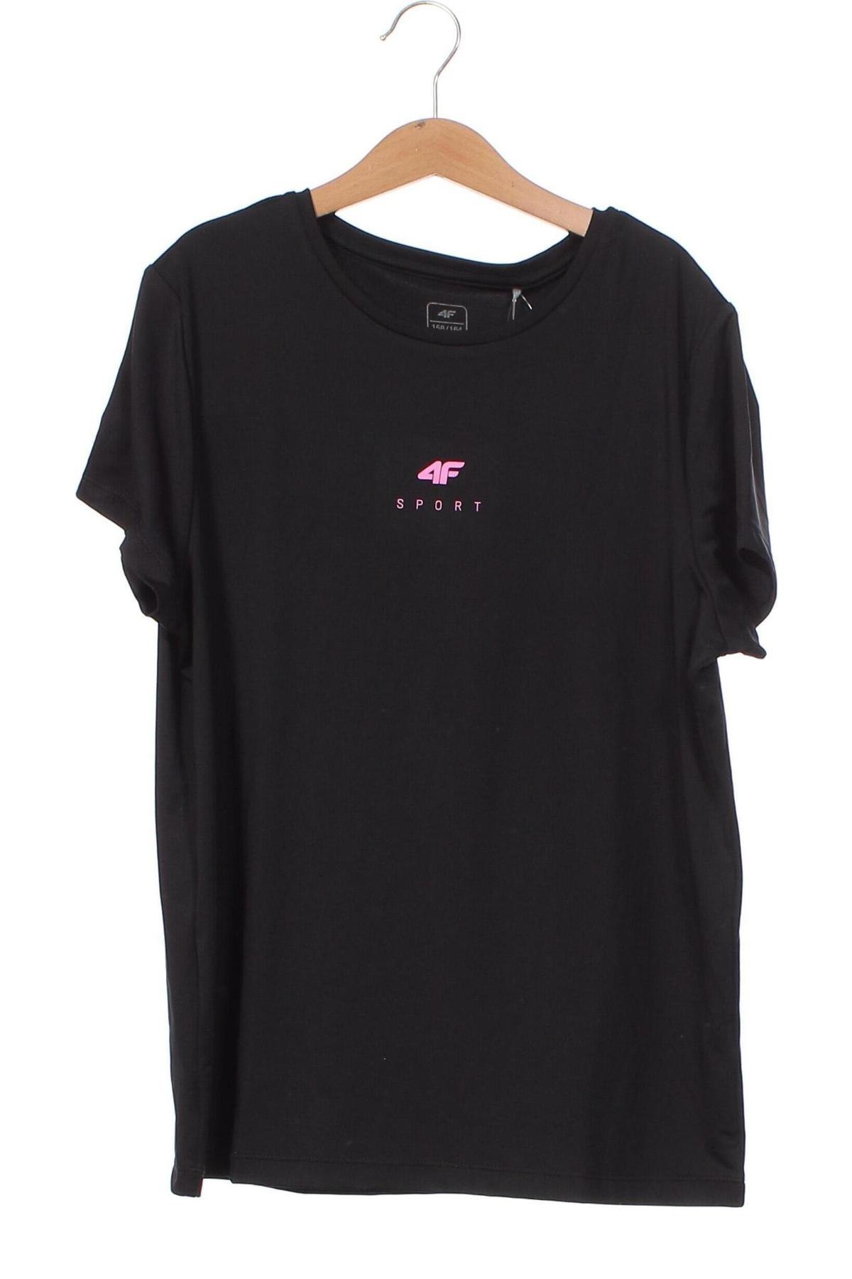 Παιδικό μπλουζάκι 4F, Μέγεθος 12-13y/ 158-164 εκ., Χρώμα Μαύρο, Τιμή 8,24 €