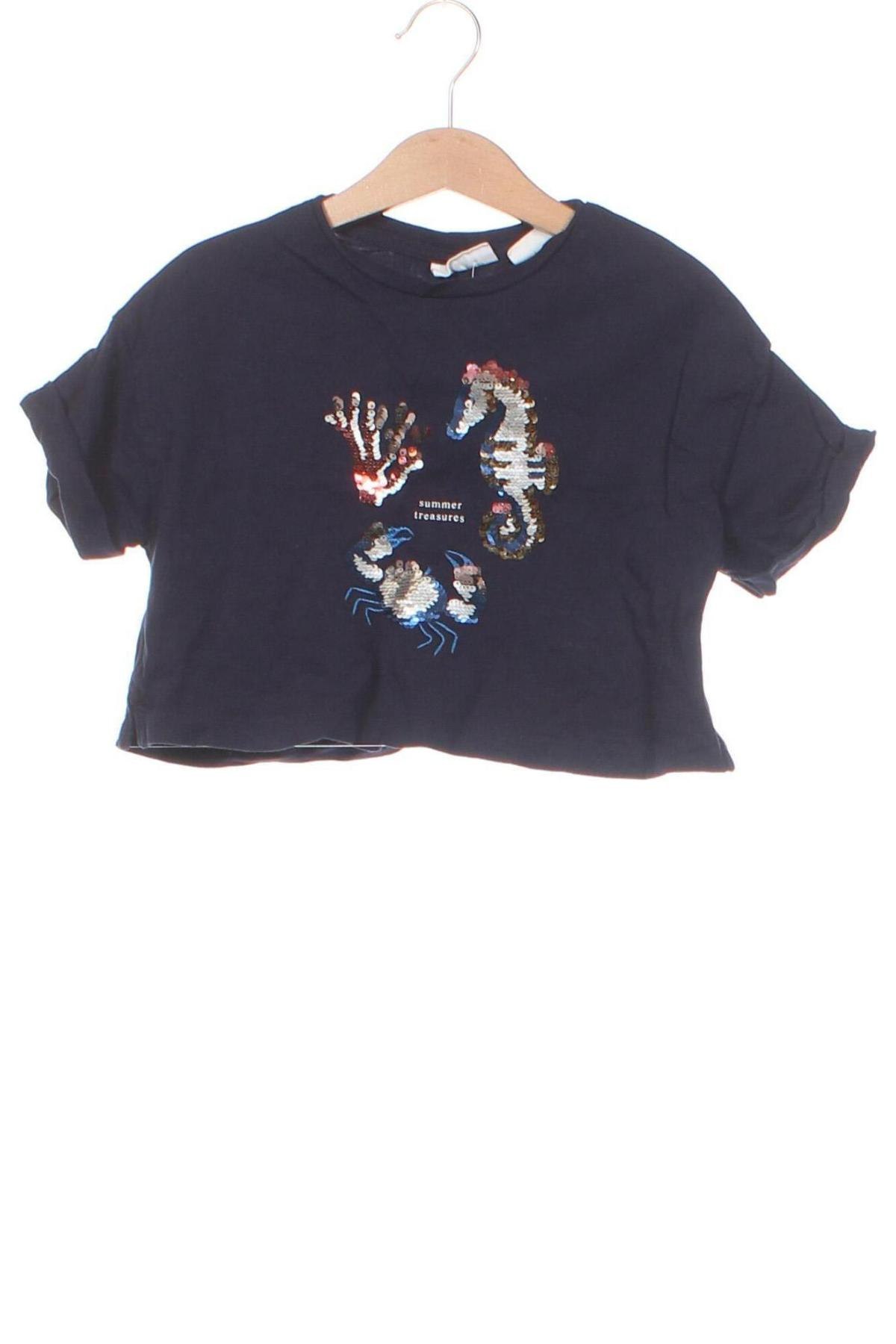 Tricou pentru copii Mango, Mărime 3-4y/ 104-110 cm, Culoare Albastru, Preț 72,37 Lei
