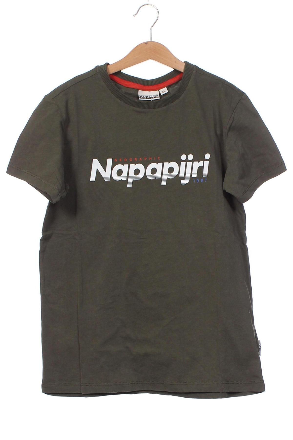 Kinder T-Shirt Napapijri, Größe 13-14y/ 164-168 cm, Farbe Grün, Preis 35,57 €