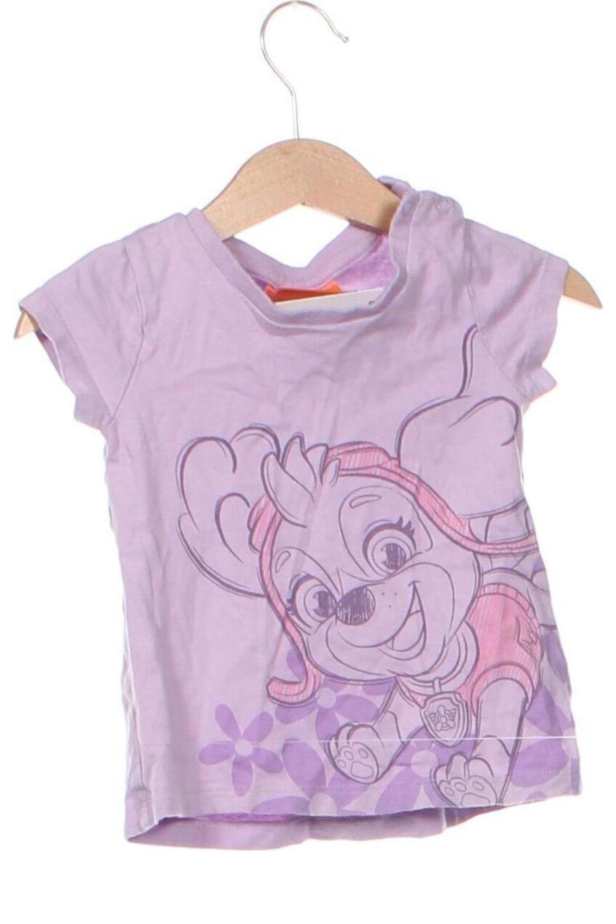 Kinder T-Shirt Nickelodeon, Größe 9-12m/ 74-80 cm, Farbe Lila, Preis 7,86 €