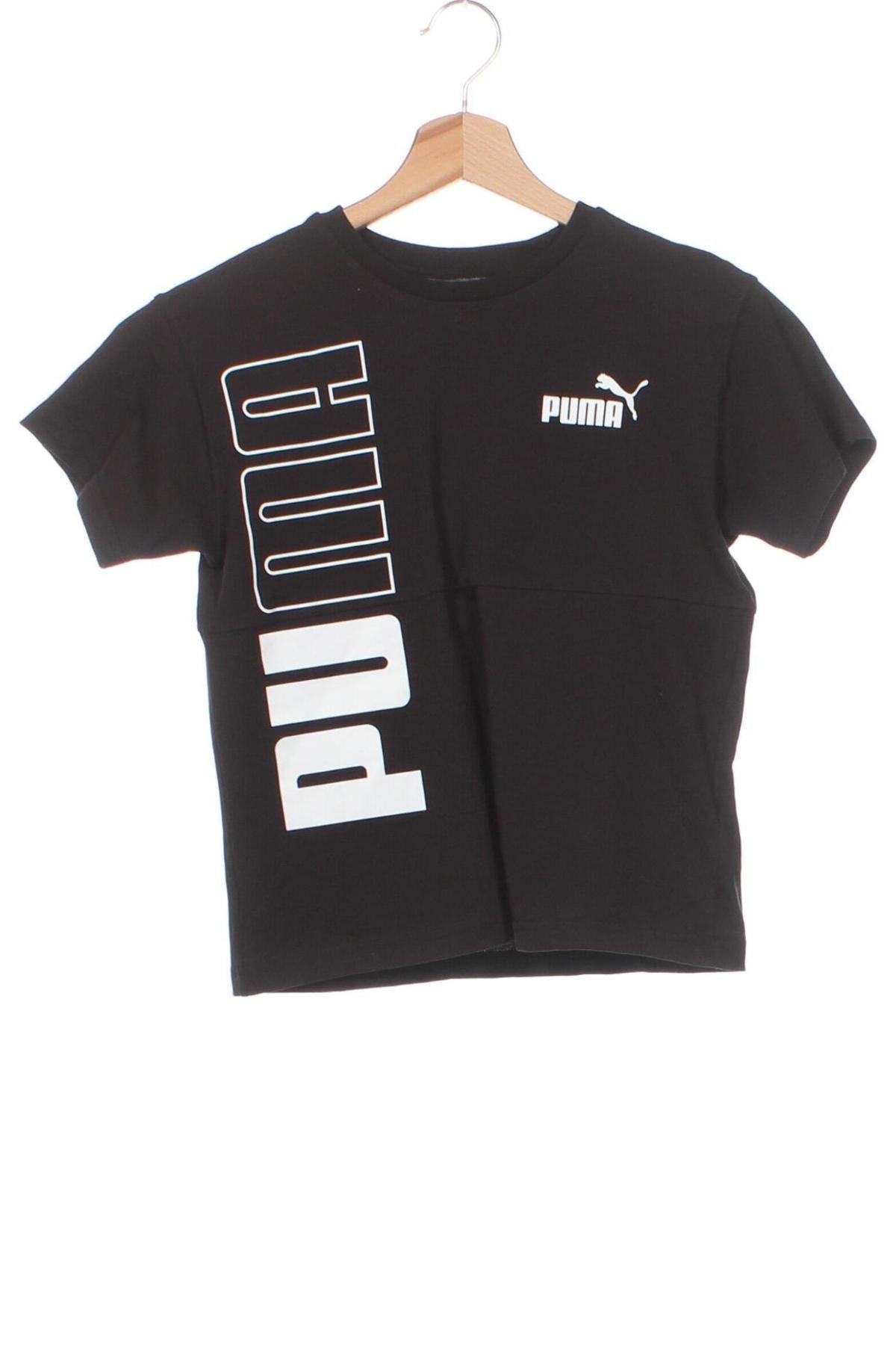 Kinder T-Shirt PUMA, Größe 9-10y/ 140-146 cm, Farbe Schwarz, Preis 30,41 €