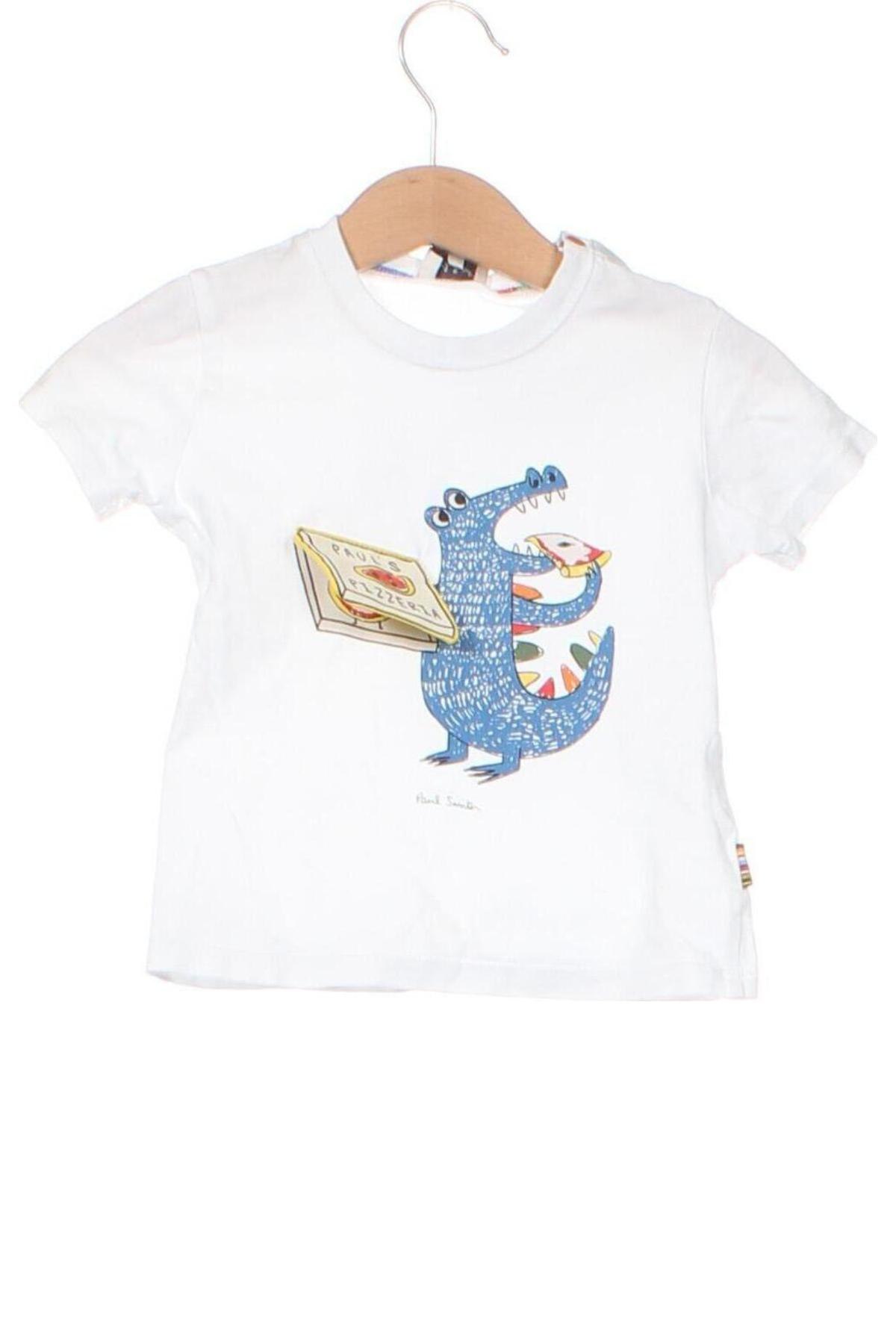 Παιδικό μπλουζάκι Paul Smith, Μέγεθος 12-18m/ 80-86 εκ., Χρώμα Λευκό, Τιμή 63,43 €
