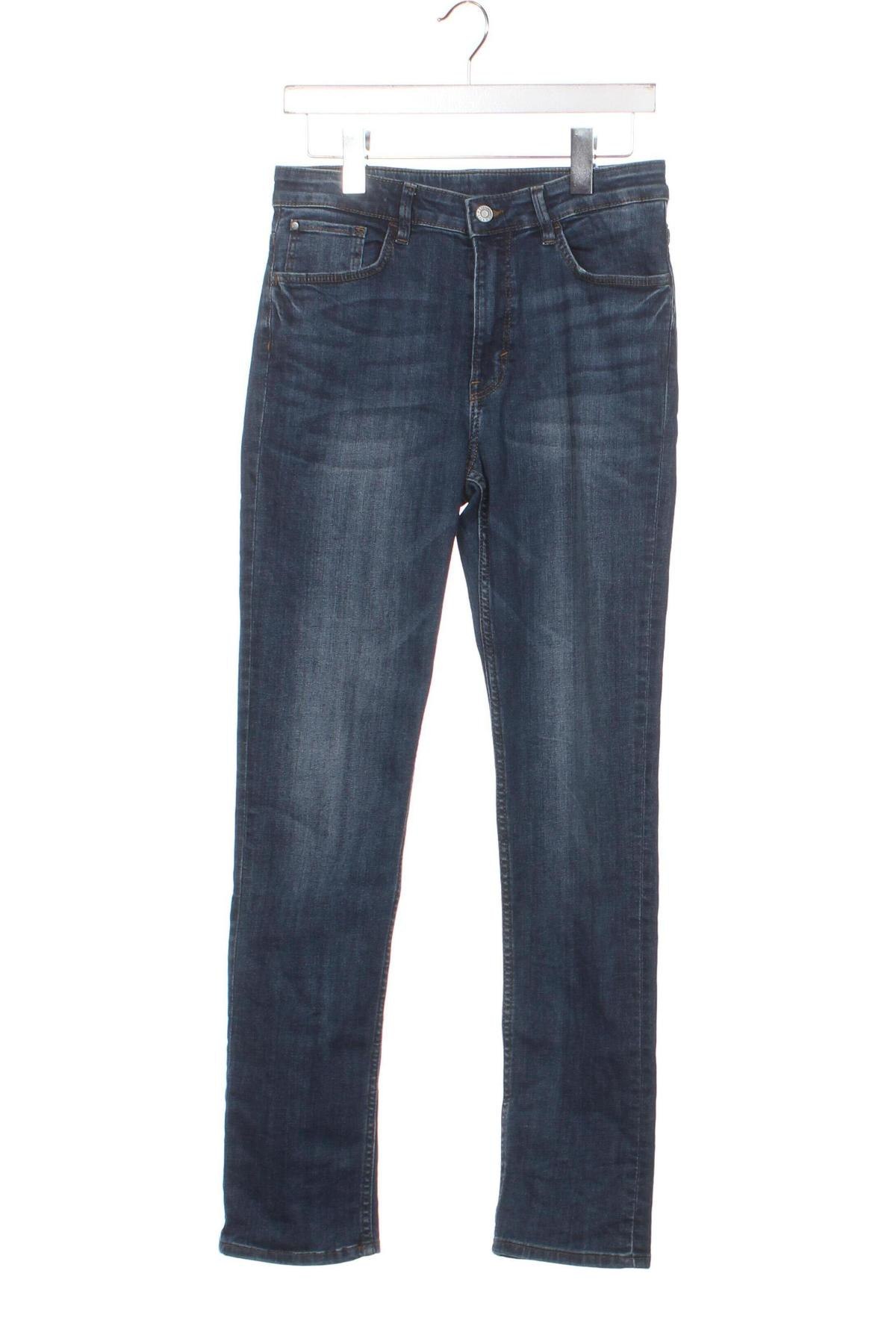Dětské džíny  H&M, Velikost 15-18y/ 170-176 cm, Barva Modrá, Cena  86,00 Kč